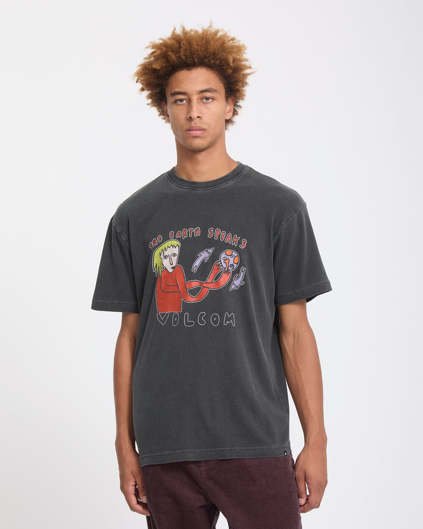 Earth Speaks T-Shirt - Black