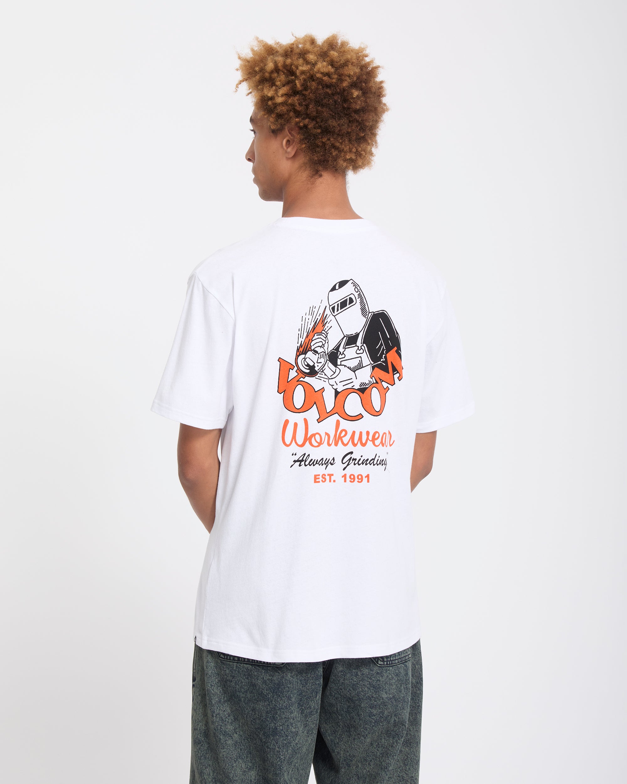 Always Grinding T-Shirt - White - Men - Volcom EU – Volcom Europe