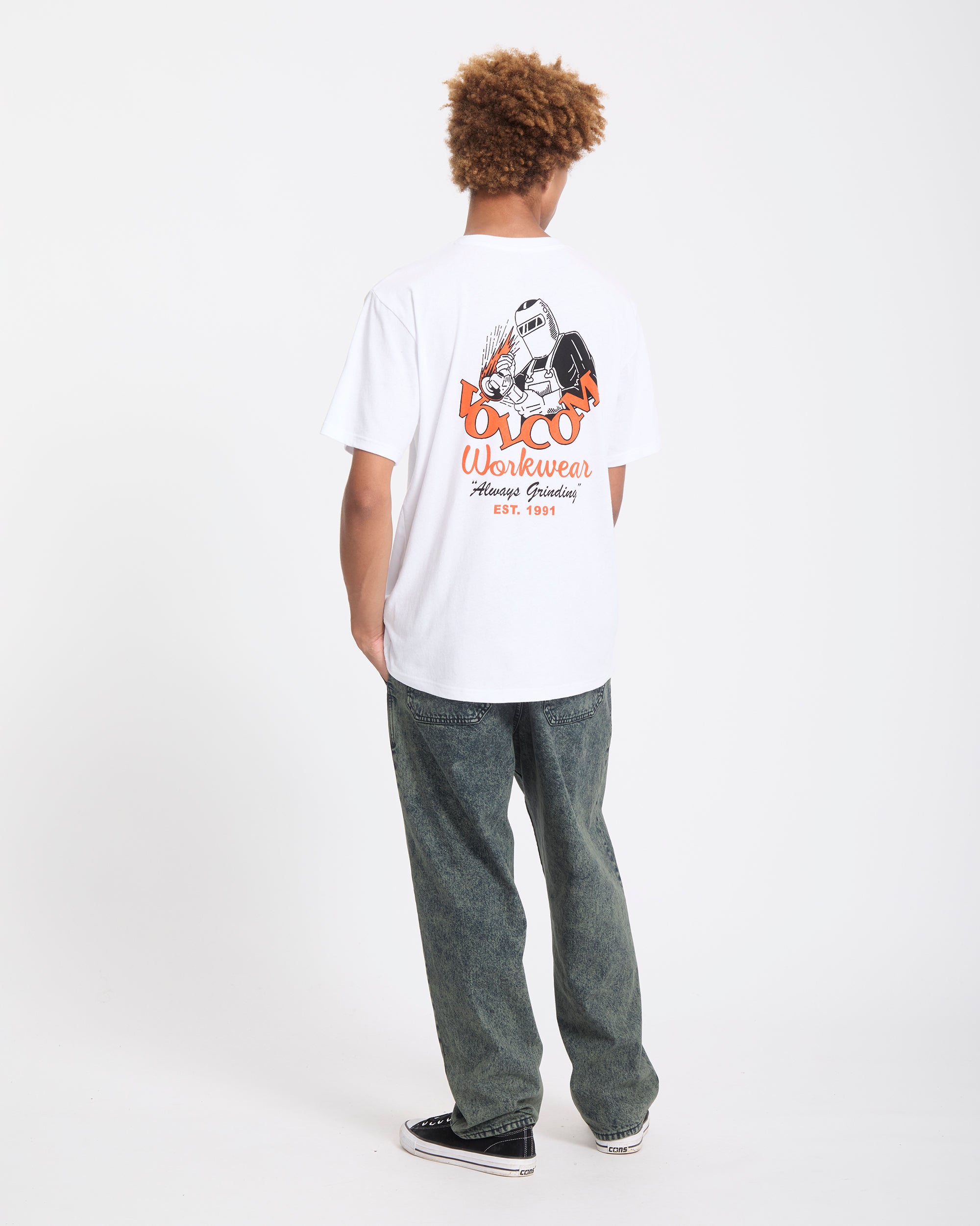Always Grinding T-Shirt - White - Men - Volcom EU – Volcom Europe