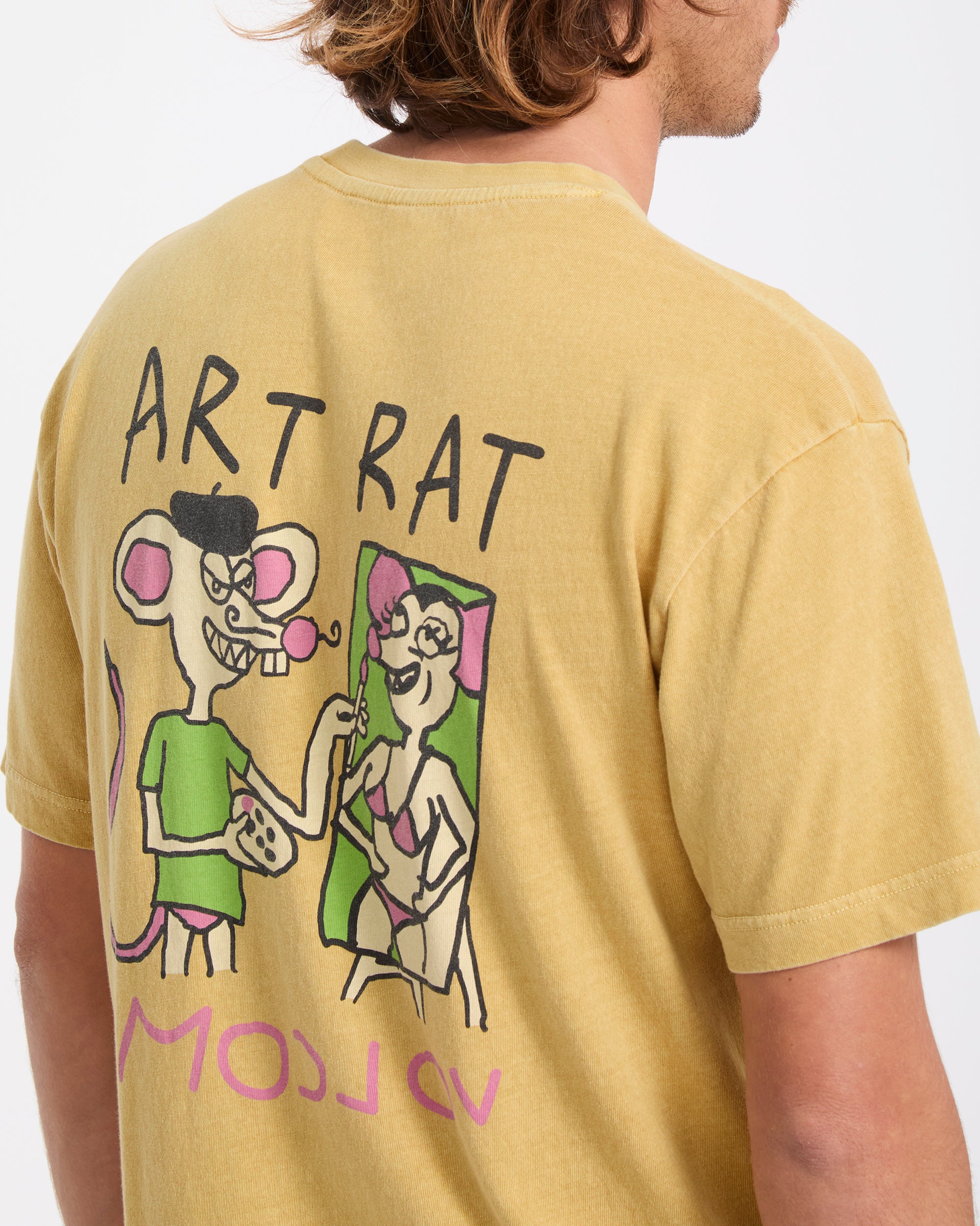 Ozzy II T-Shirt - Mustard - Men - Volcom EU – Volcom Europe