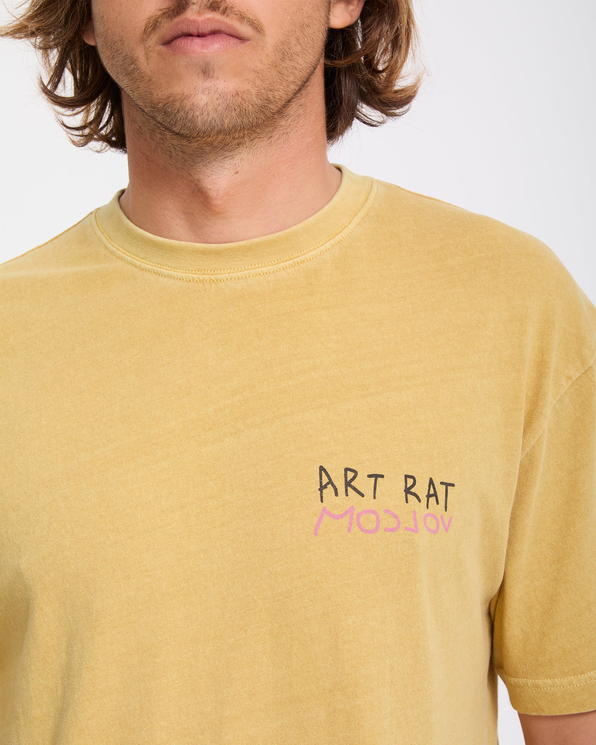 Ozzy II T-Shirt - Mustard - Men - Volcom EU – Volcom Europe