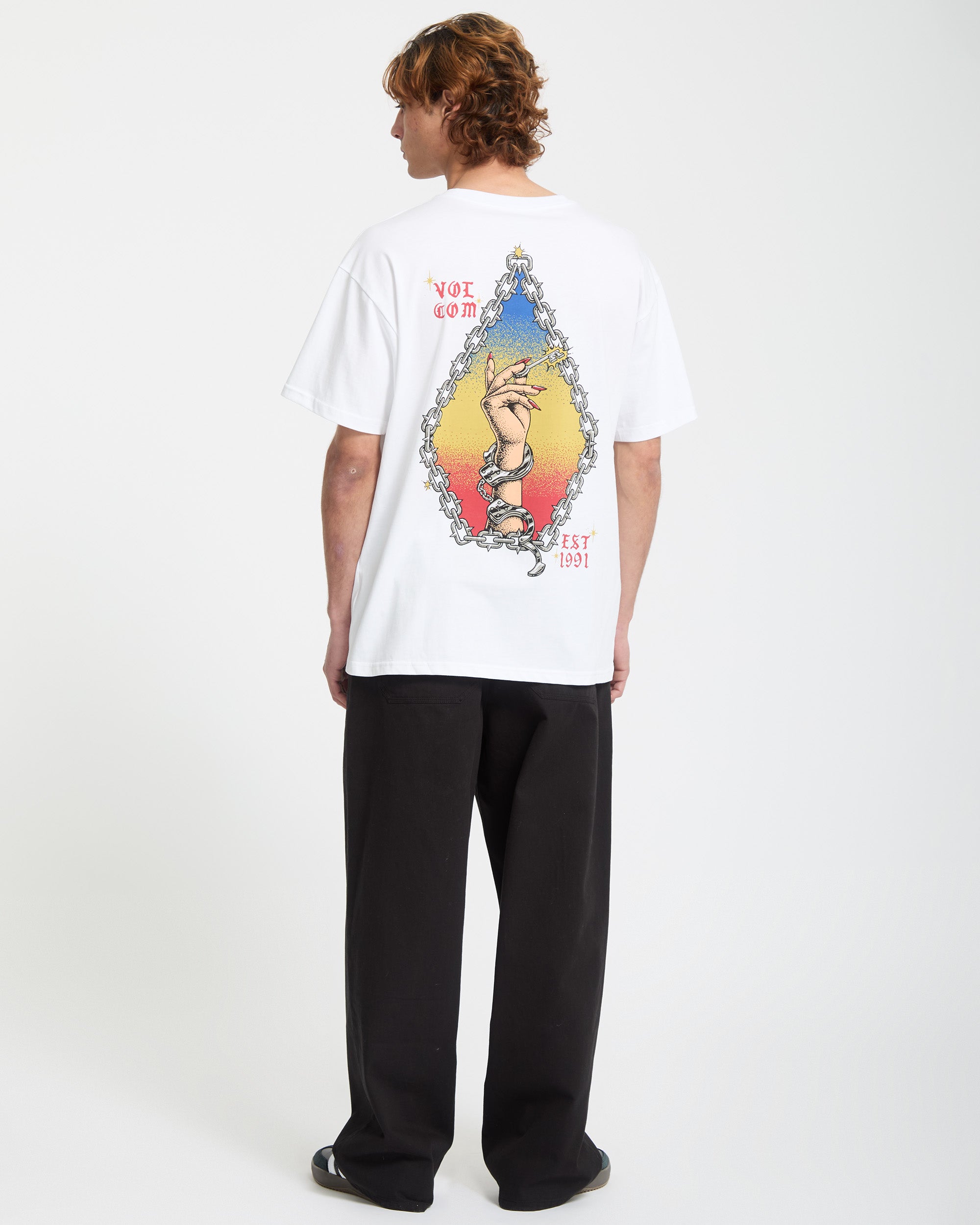 Daniel Shepard Unlocked T-Shirt - White - Men - Volcom EU – Volcom
