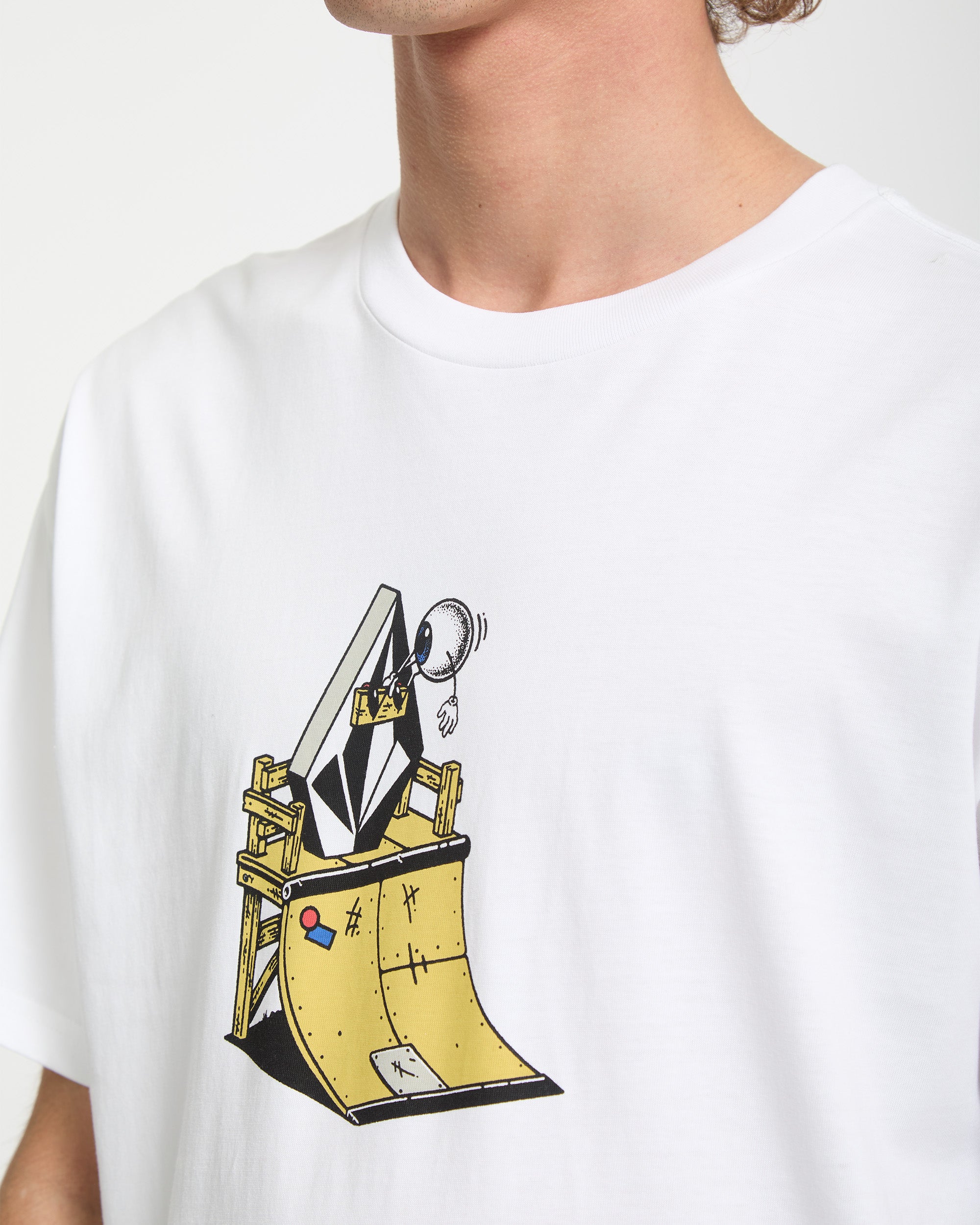 Daniel Shepard Walleye T-Shirt - White - Men - Volcom EU – Volcom