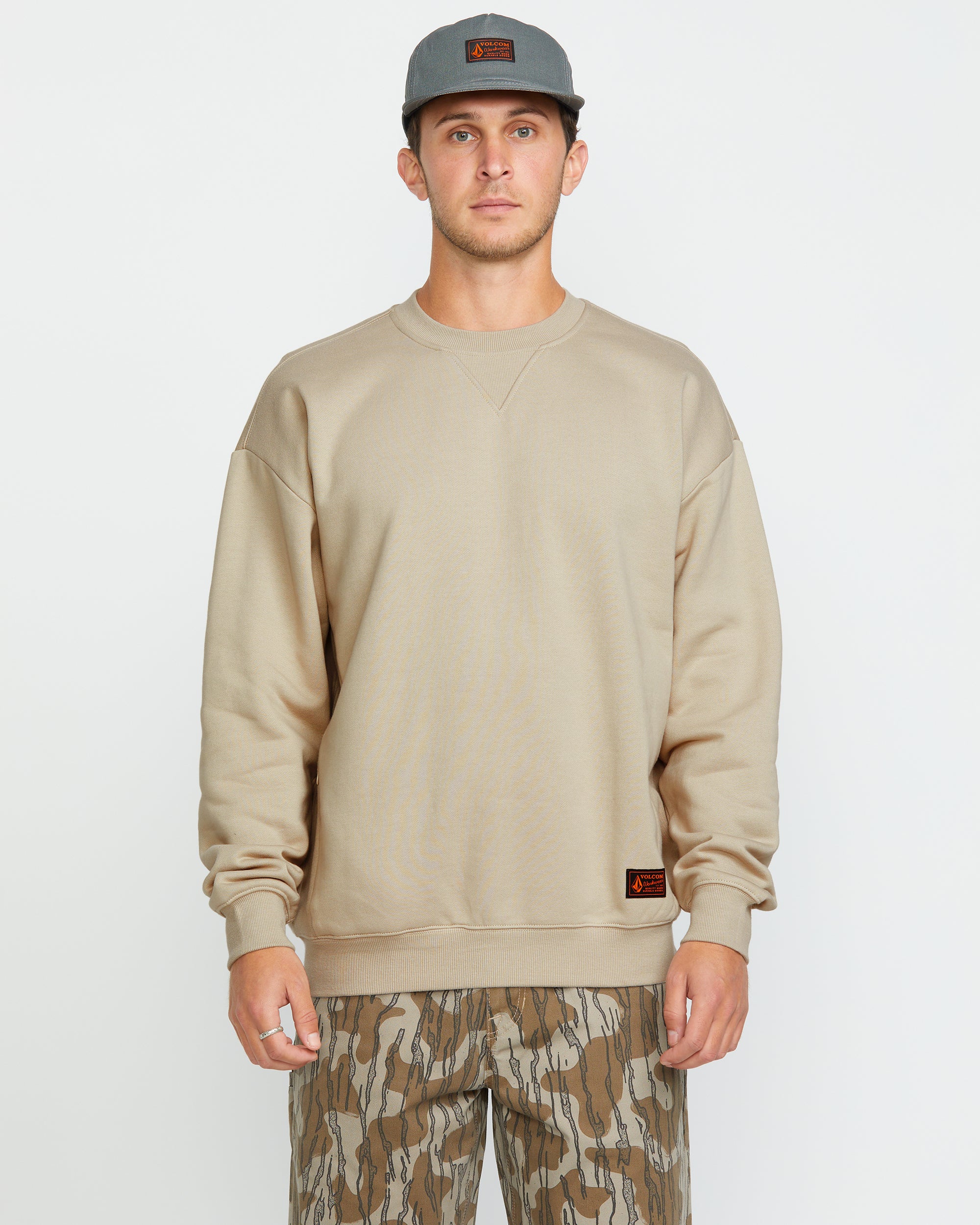 Operators Sweatshirt - LIGHT KHAKI
