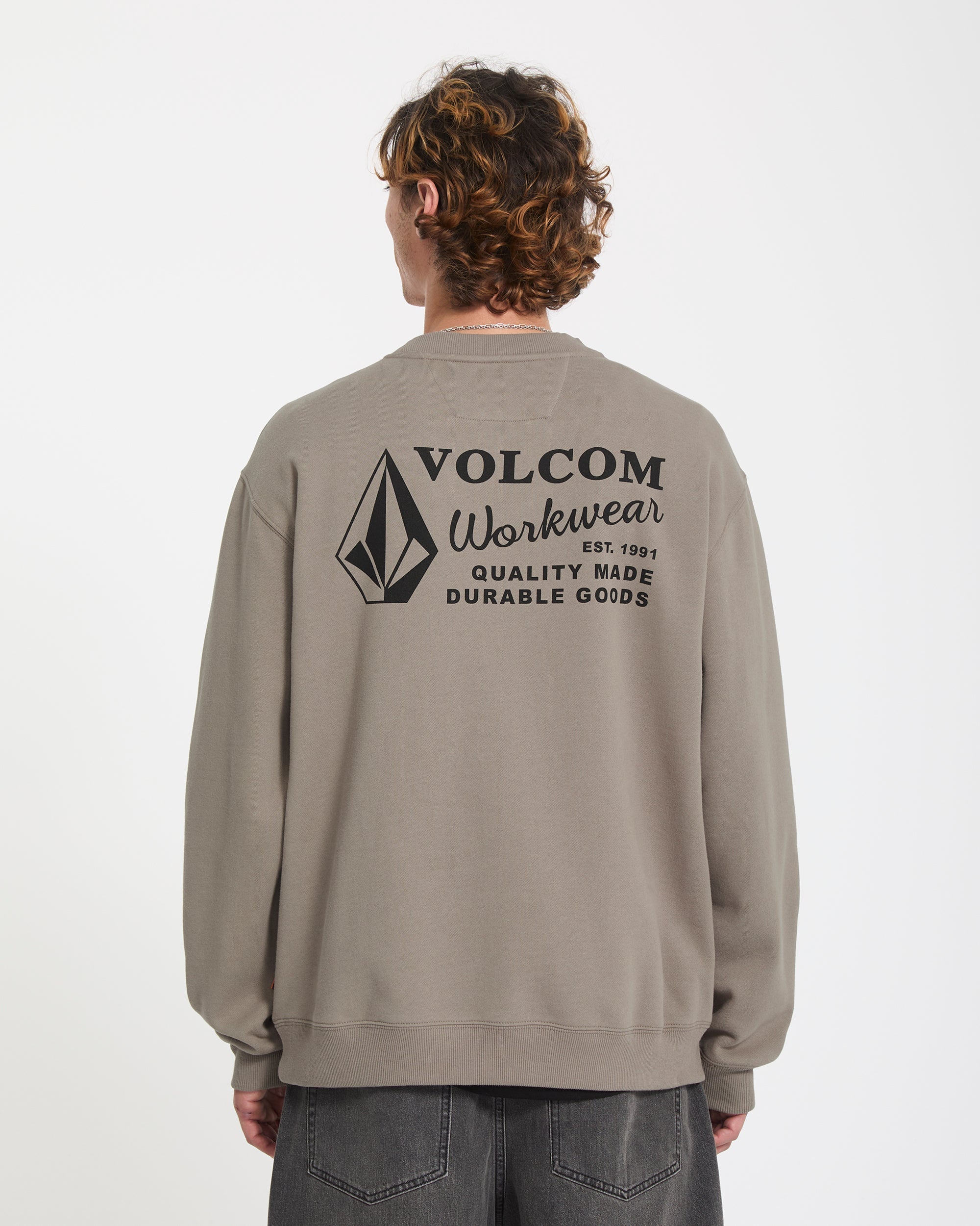 Workwear Sweatshirt - Brindle - Men - Volcom EU – Volcom Europe