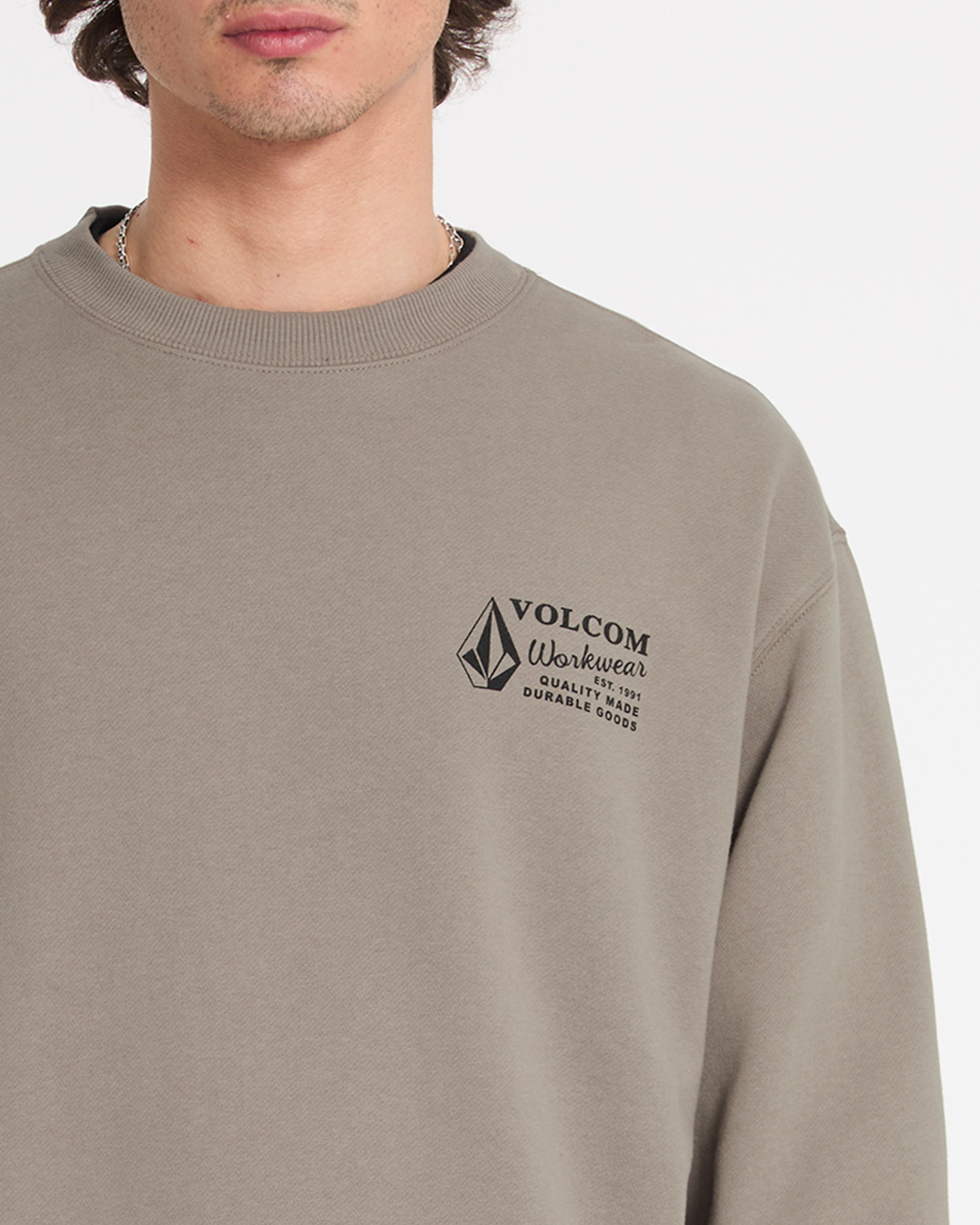 Workwear Sweatshirt - Brindle - Men - Volcom EU – Volcom Europe