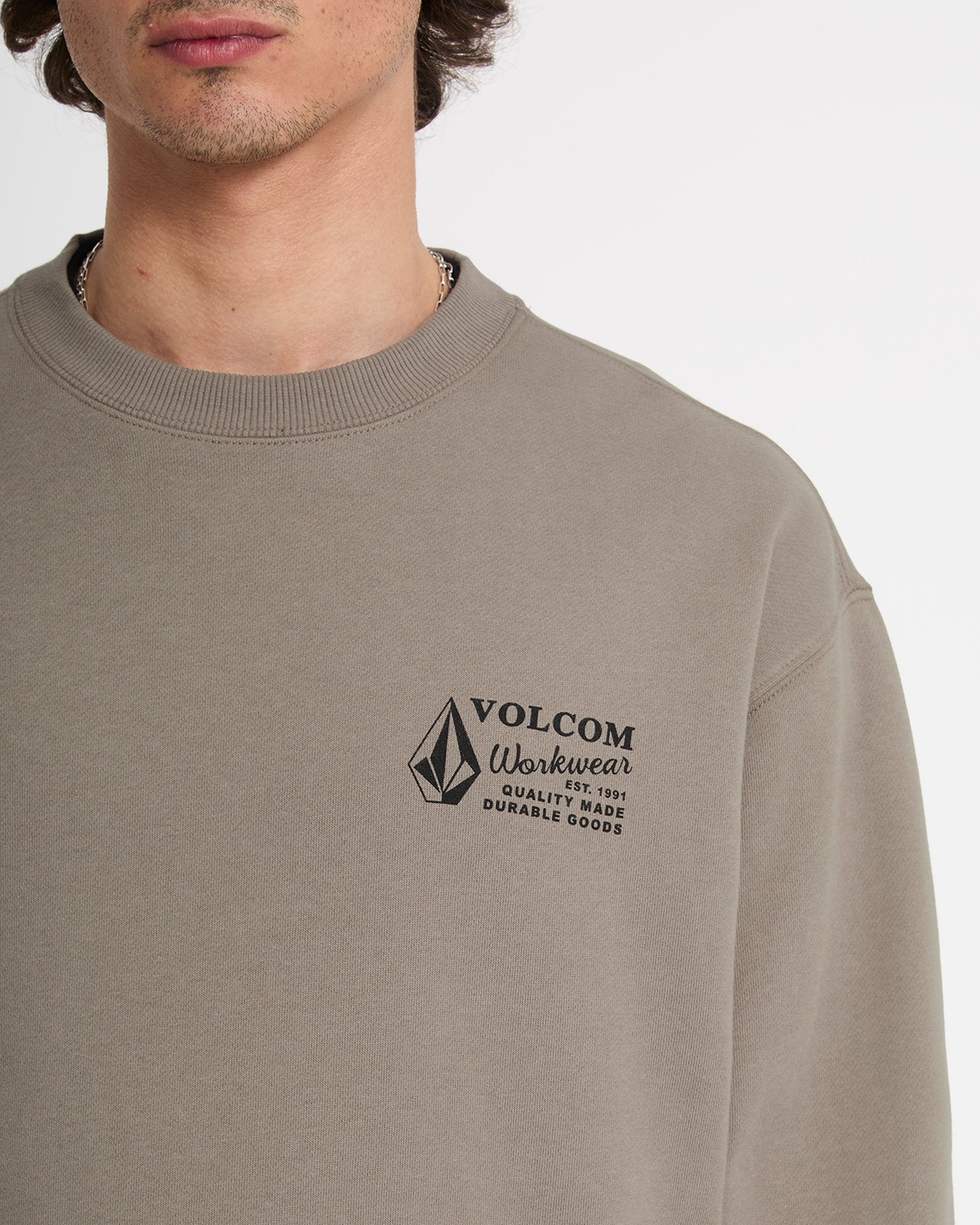 Workwear Sweatshirt - Brindle - Men - Volcom EU – Volcom Europe