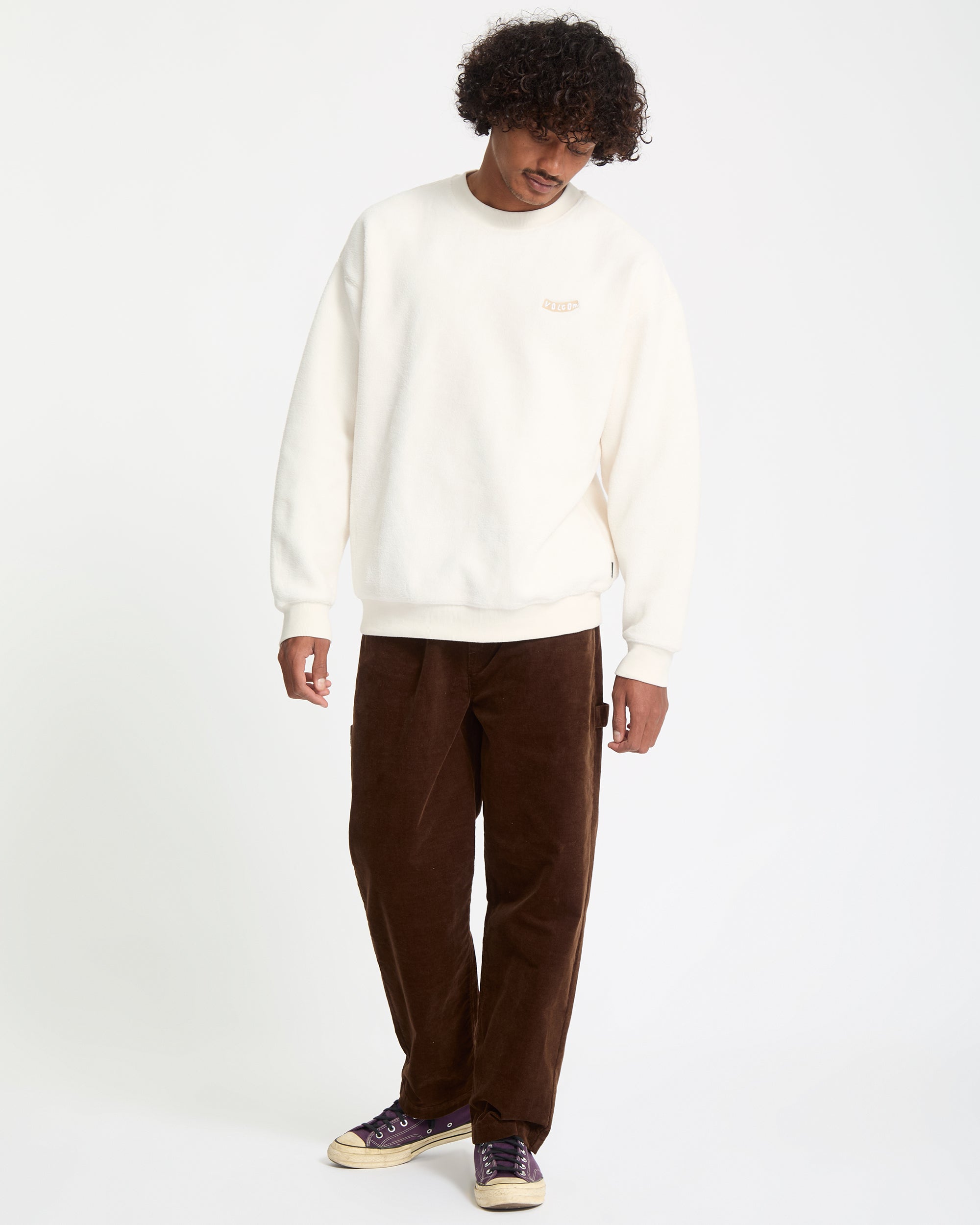 Too Kool Sweatshirt - Dirty White - Men - Volcom EU – Volcom Europe