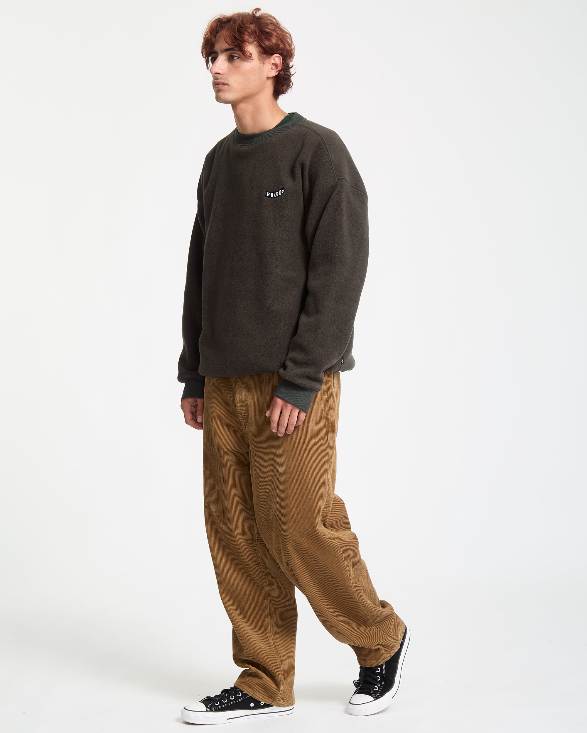 トップス k.k Too Kool Sweatshirt - Rinsed Black - Men - Volcom EU – Volcom Europe