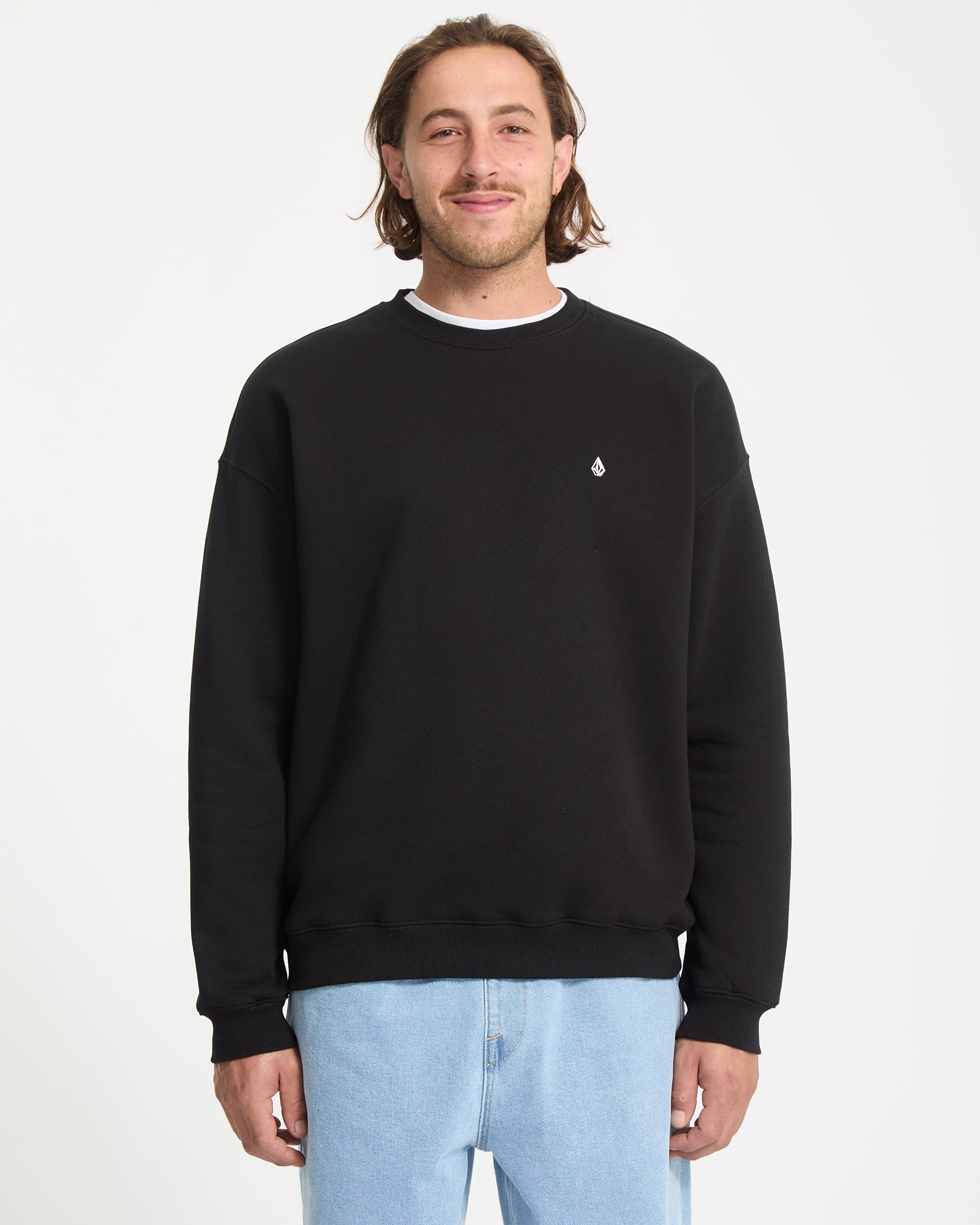Single Stone Sweatshirt - Black - Men - Volcom EU – Volcom Europe