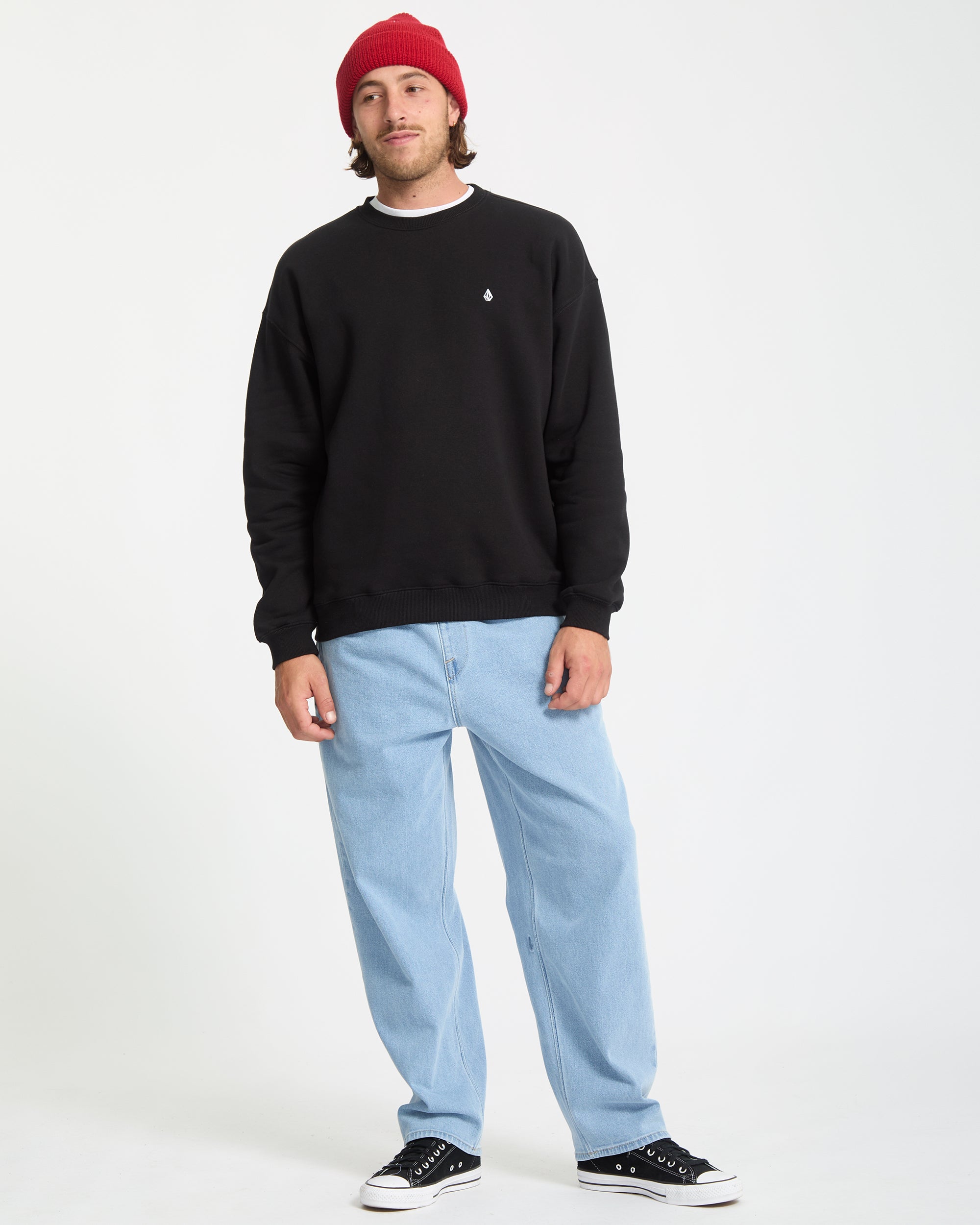 Single Stone Sweatshirt - Black - Men - Volcom EU – Volcom Europe