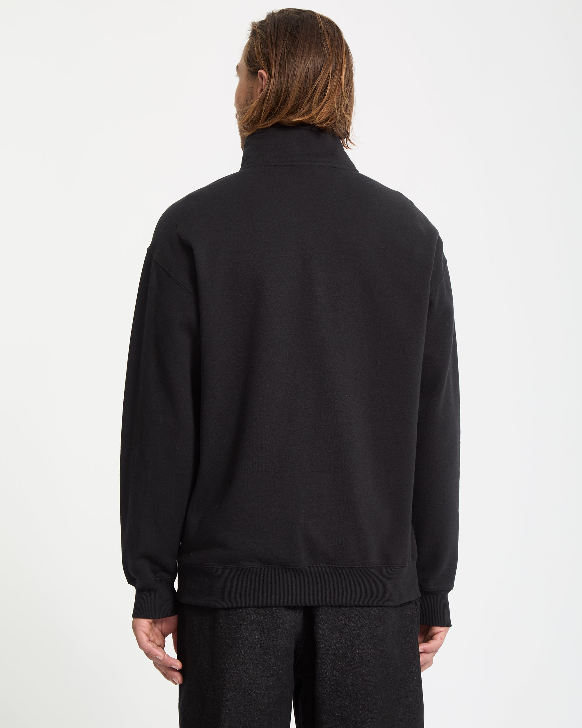 Storm Stone Zip Sweatshirt - Rinsed Black - Men - Volcom EU