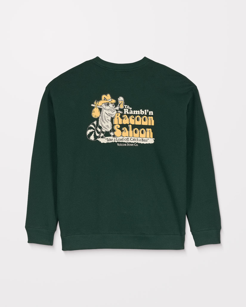Racoon Sweatshirt - Scarab