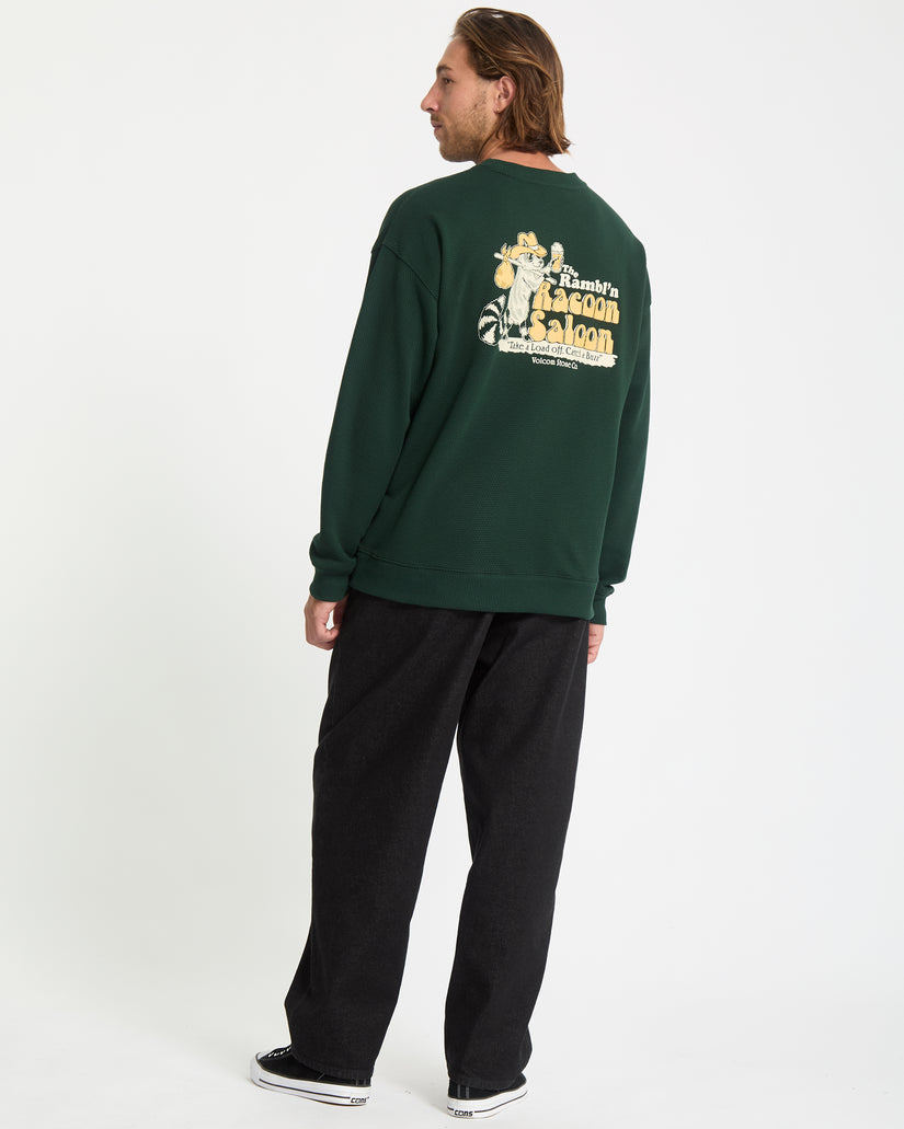 Racoon Sweatshirt - Scarab