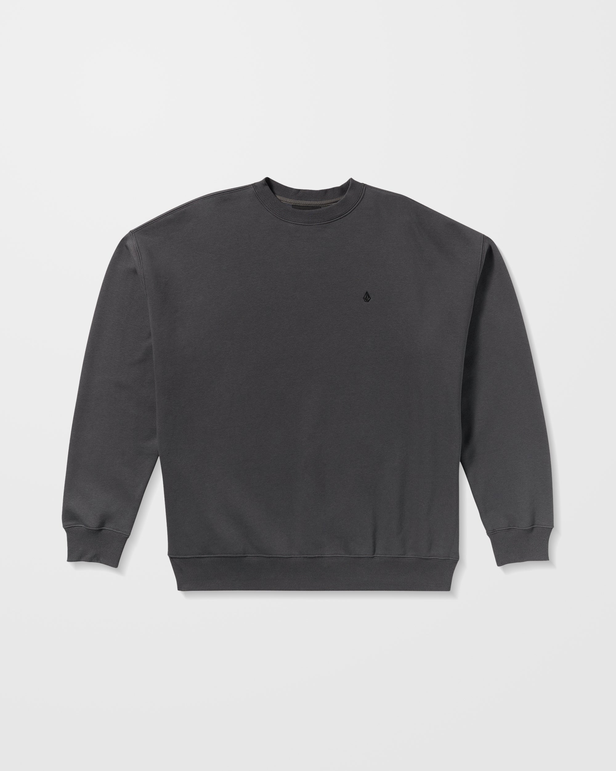 Single Stone Sweatshirt - Asphalt Black - Men - Volcom EU – Volcom