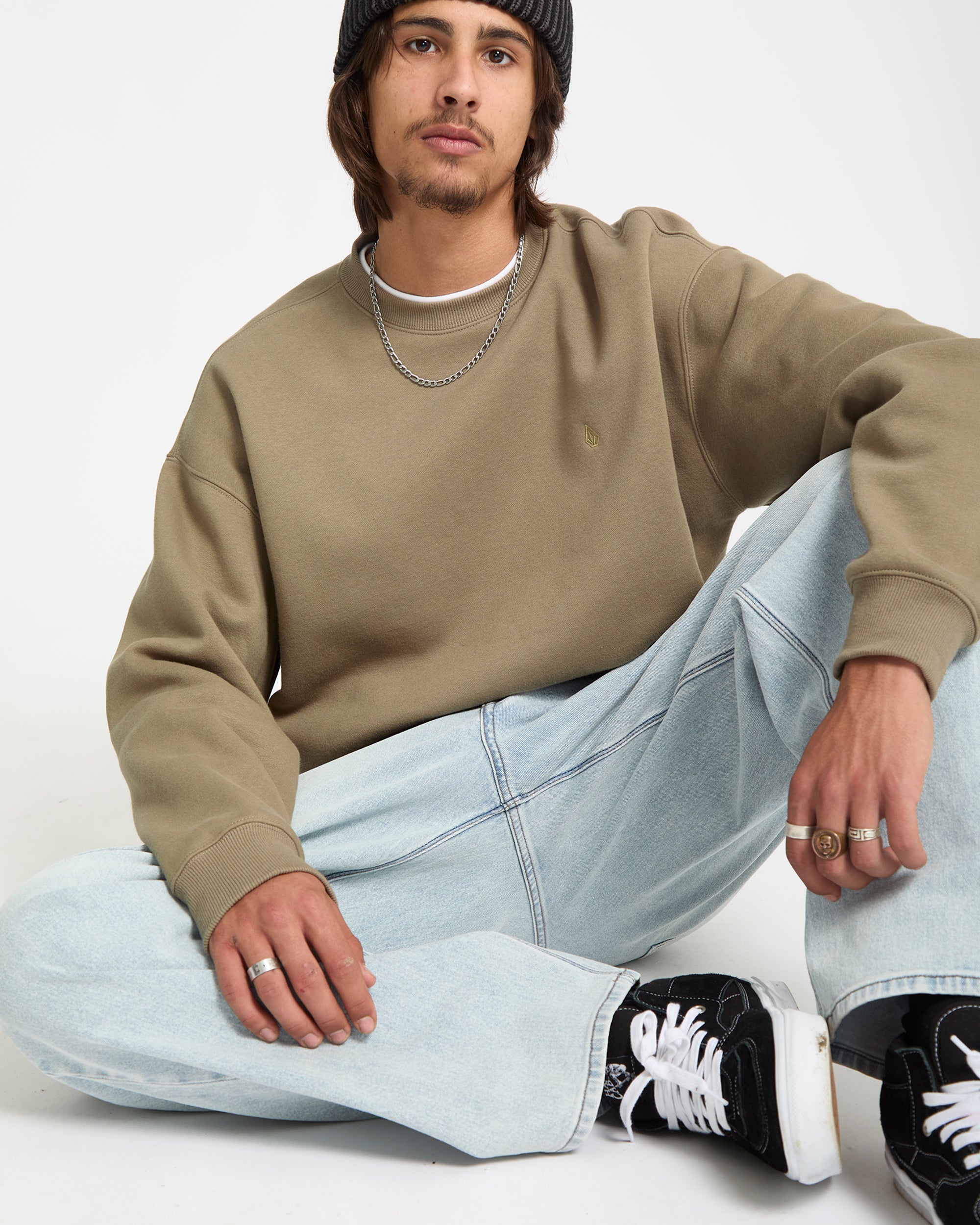 Single Stone Sweatshirt - Brindle - Men - Volcom EU – Volcom Europe