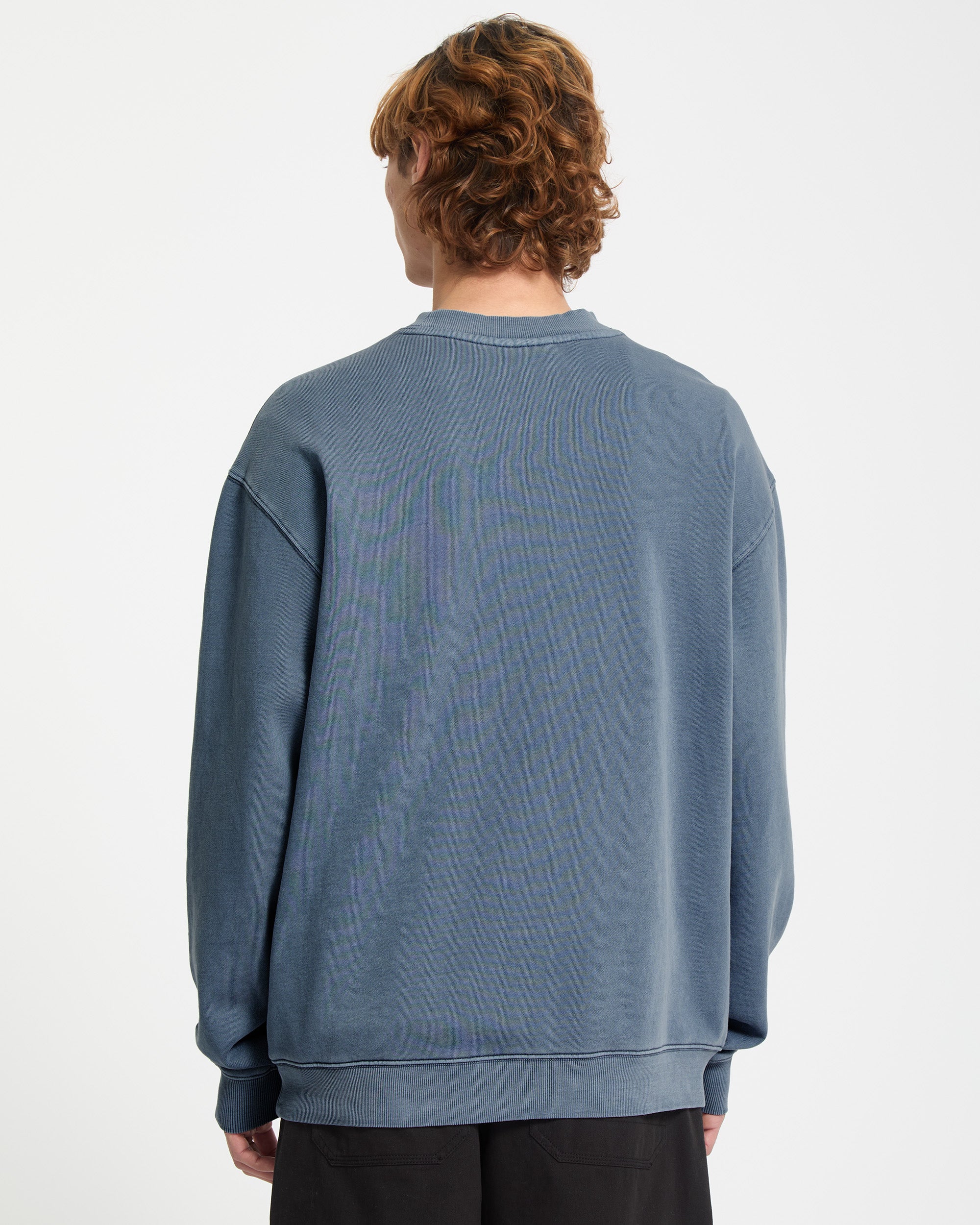 Single Stone Sweatshirt - Blue Wash - Men - Volcom EU – Volcom Europe