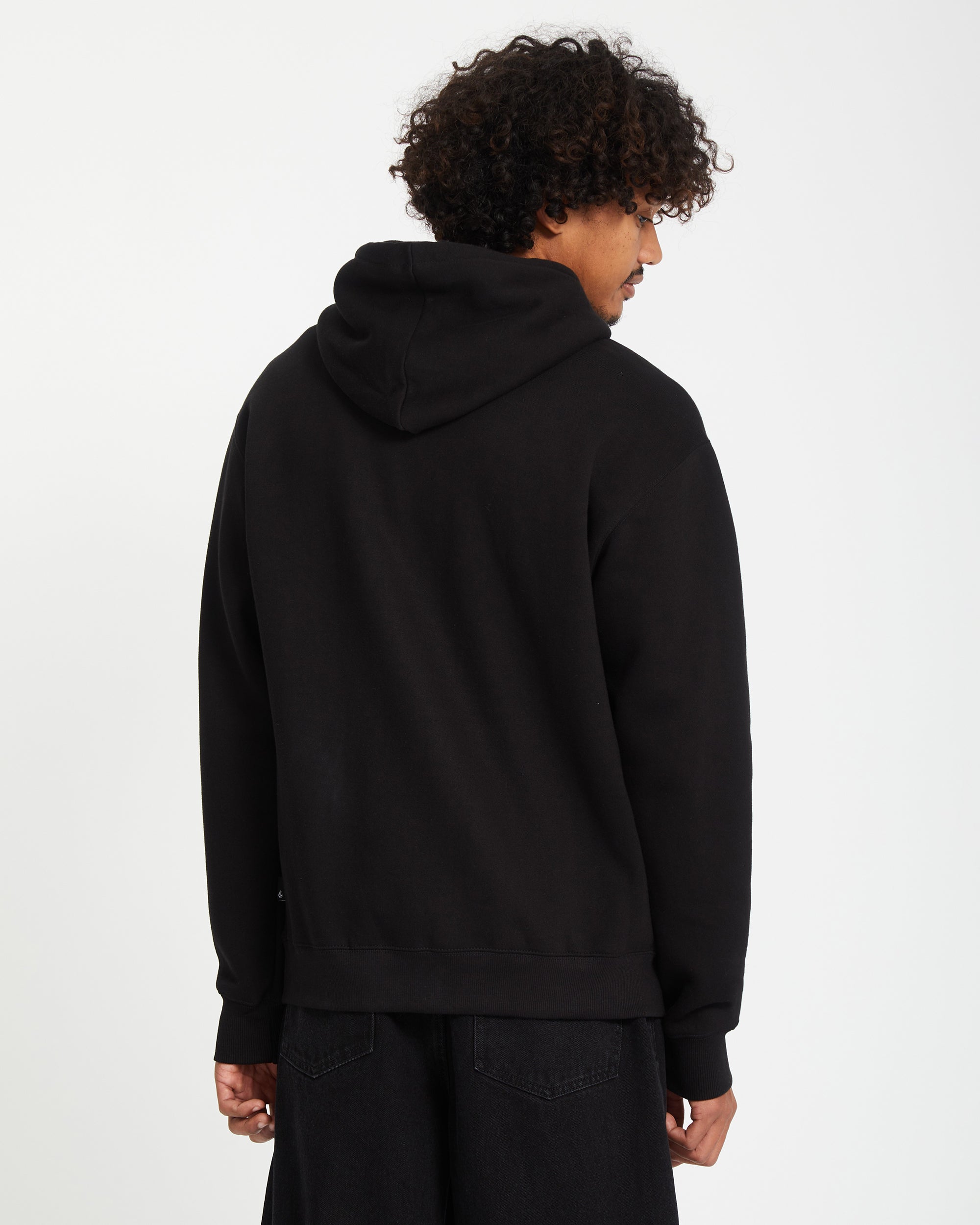 Single Stone Full Zip Hoodie BLACK Men Volcom Europe