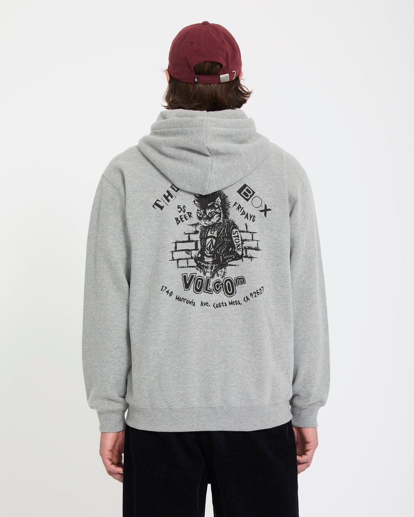 Catastrophy Full Zip Hoodie - Heather Grey