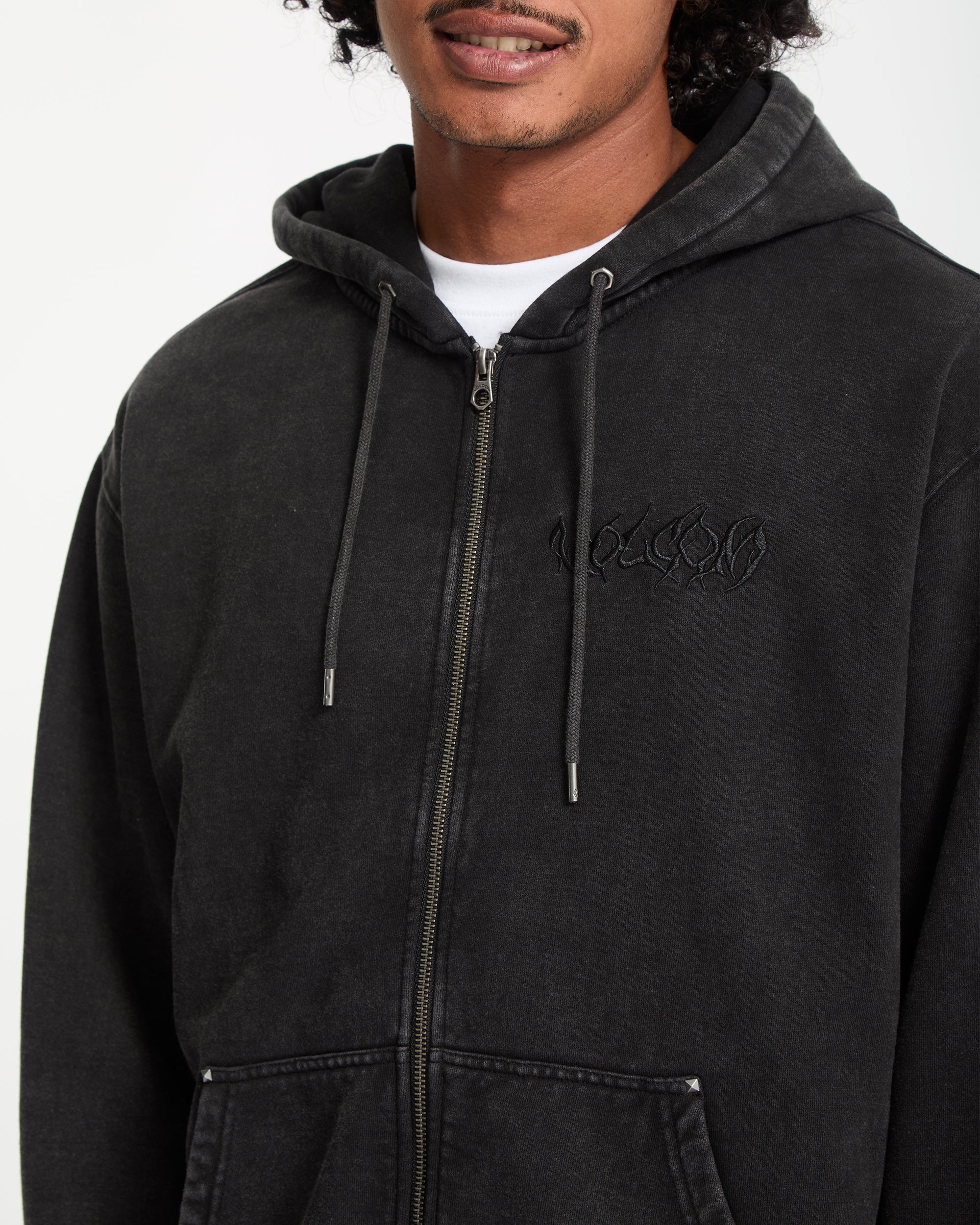 Studder Zip Hoodie - Black - Men - Volcom EU – Volcom Europe
