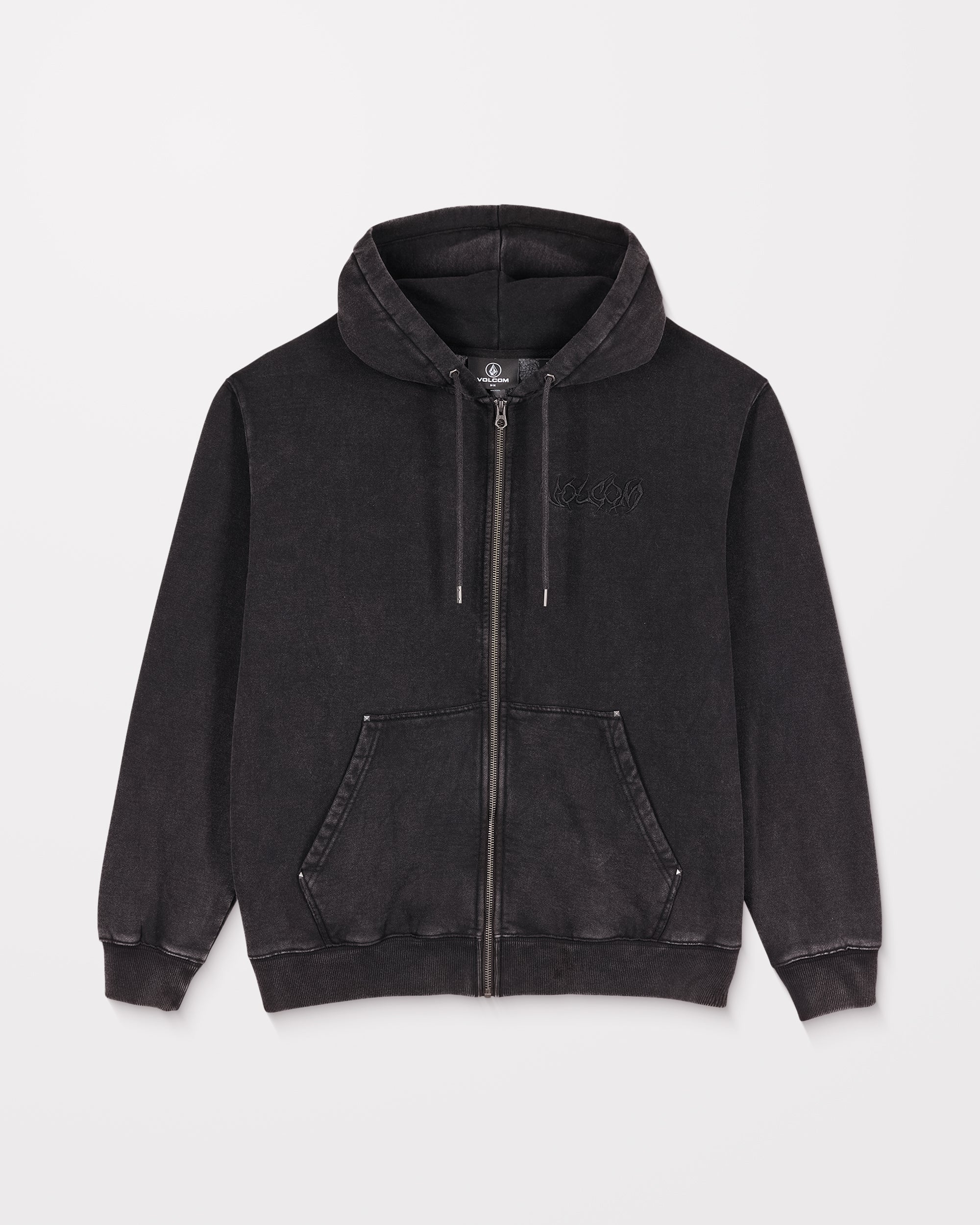 【jentlouis】 Switching zip foodie M ブラック Studder Zip Hoodie - Black - Men - Volcom EU – Volcom Europe
