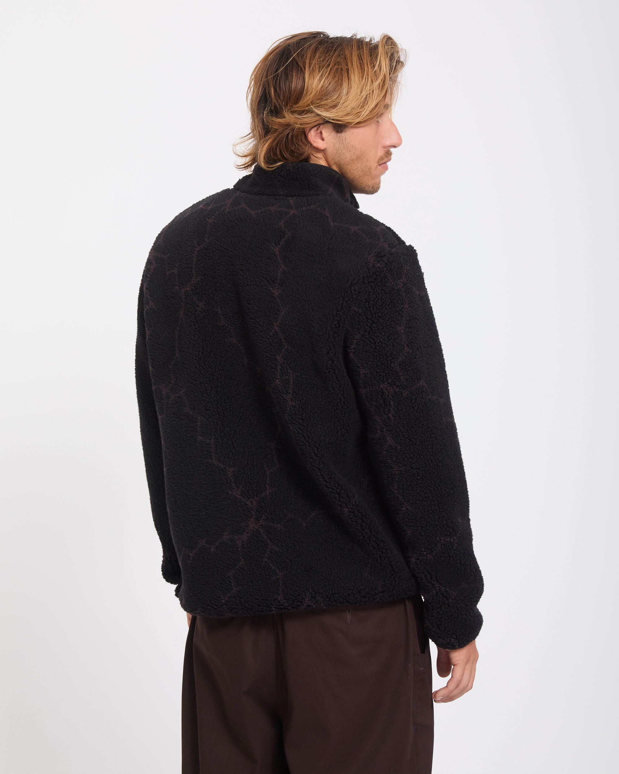 Storm Stone Zip Sherpa Jacket - Raisin - Men - Volcom EU – Volcom