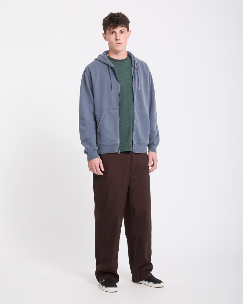 Single Stone Zip Sweatshirt - Storm Blue
