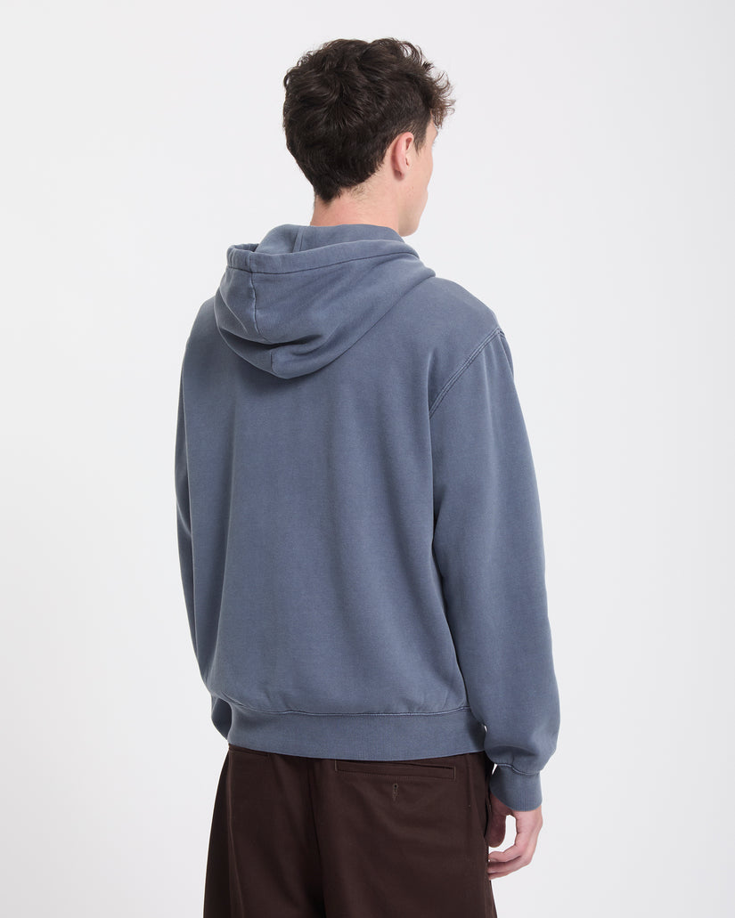 Single Stone Zip Sweatshirt - Storm Blue