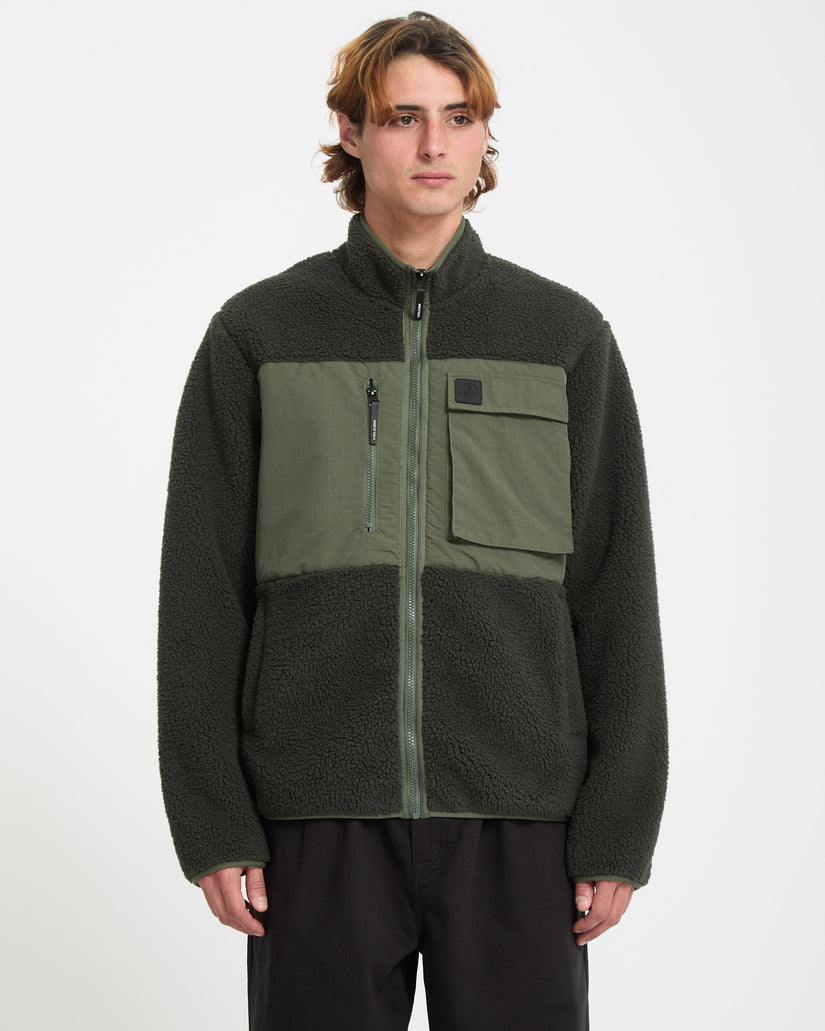 Storm Stone Zip Sweatshirt - Rinsed Black