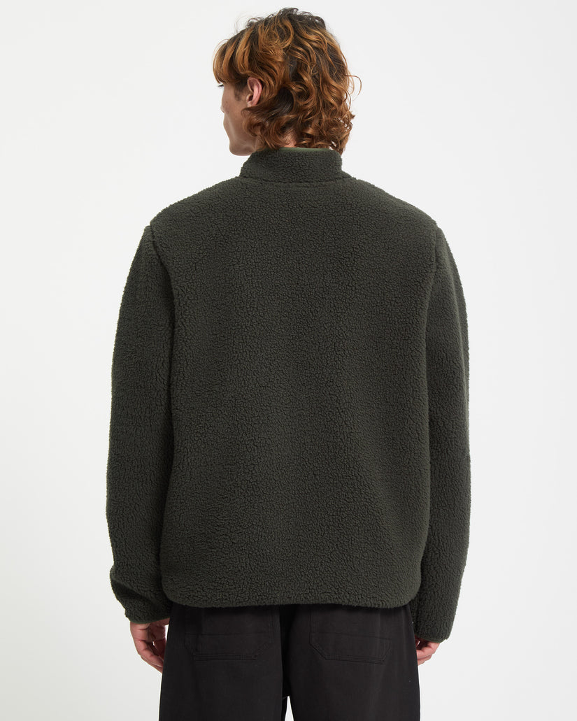 Storm Stone Zip Sweatshirt - Rinsed Black