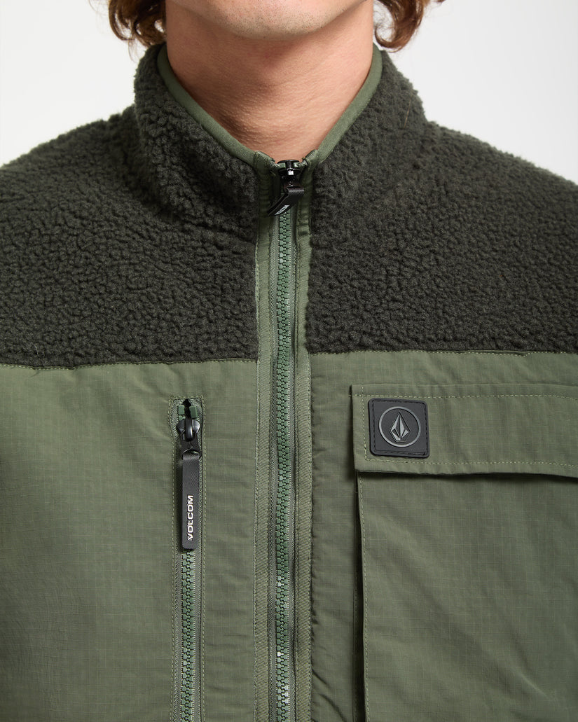 Storm Stone Zip Sweatshirt - Rinsed Black