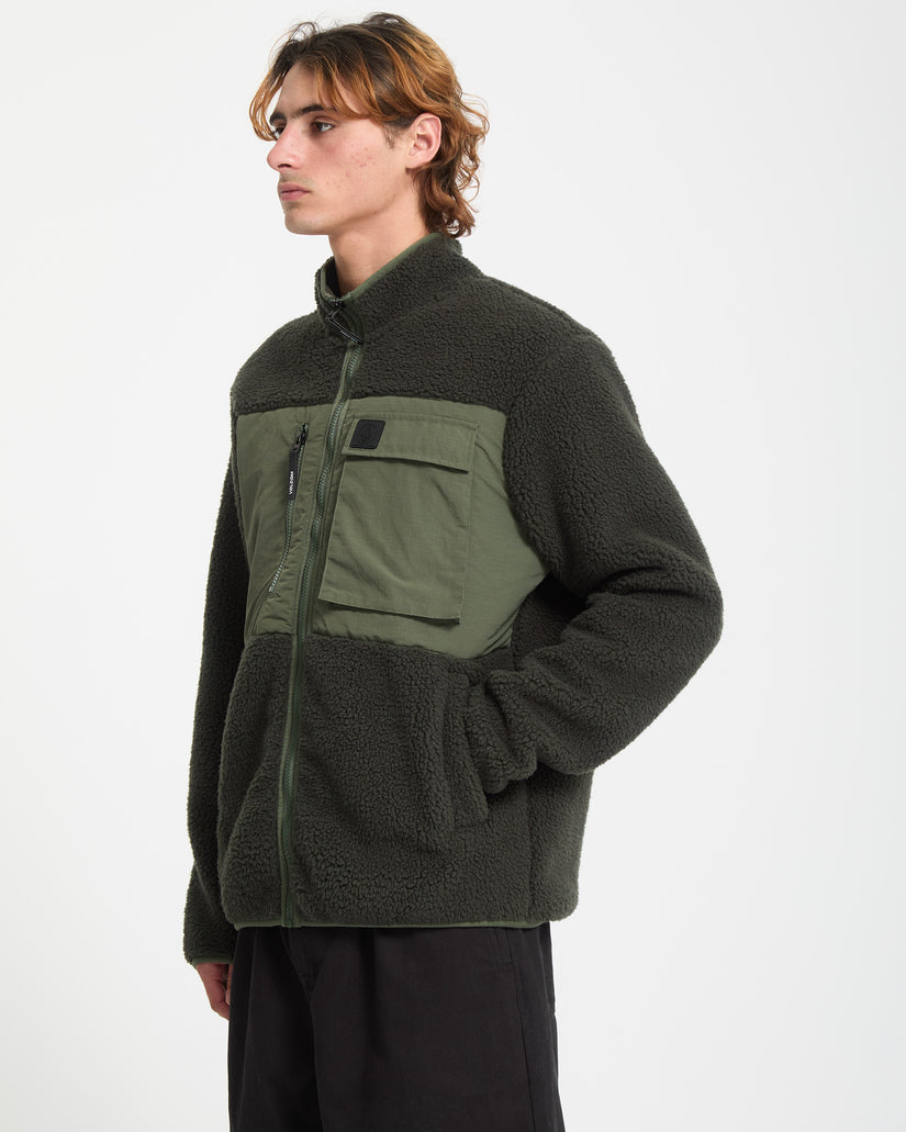 Storm Stone Zip Sweatshirt - Rinsed Black