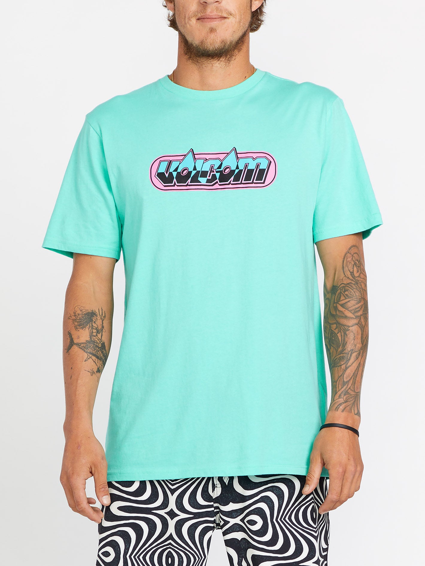 Crash Test T-Shirt - Dusty Aqua