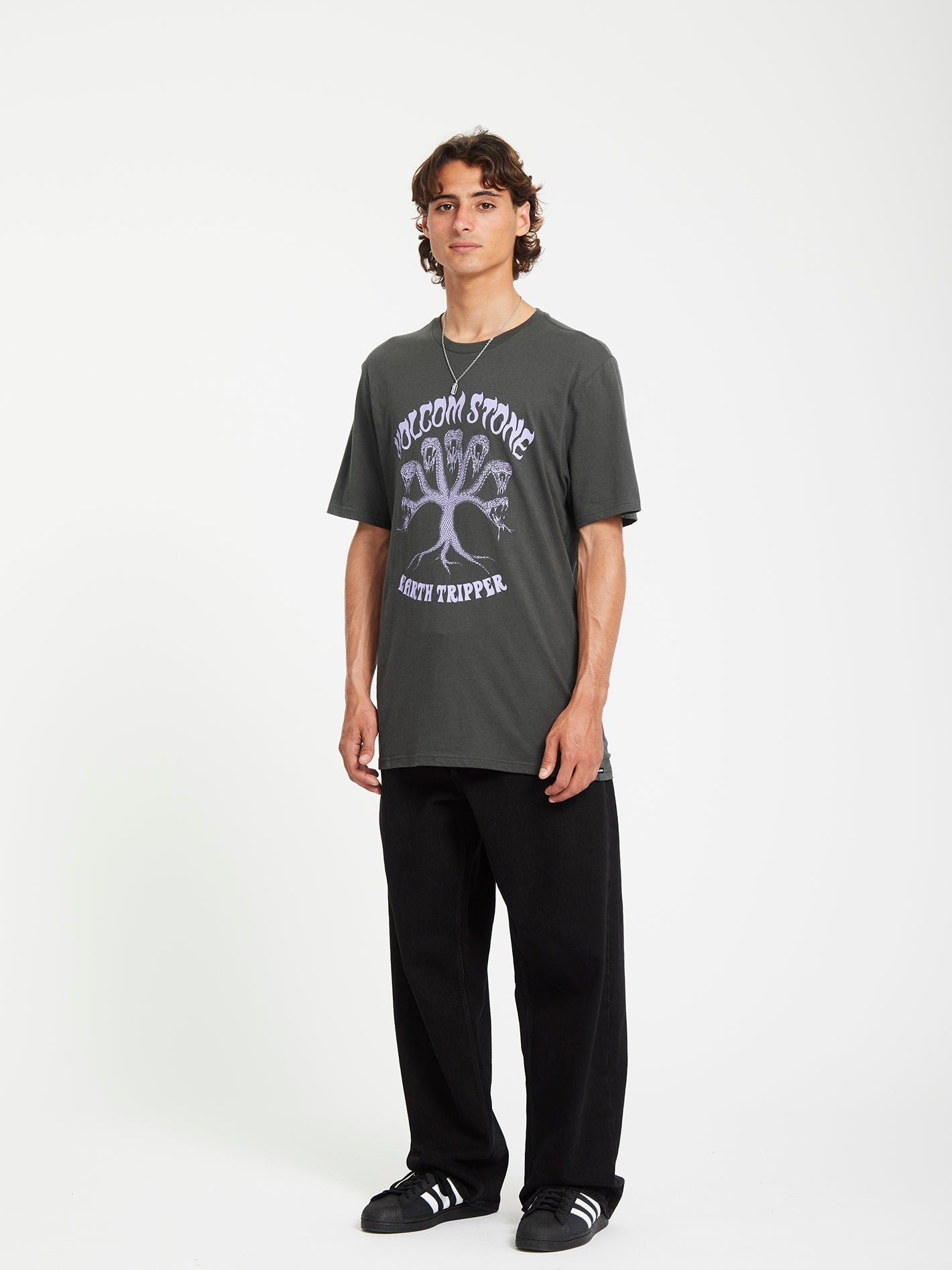 Feeding Tree T-Shirt - Stealth - Men - Volcom EU – Volcom Europe