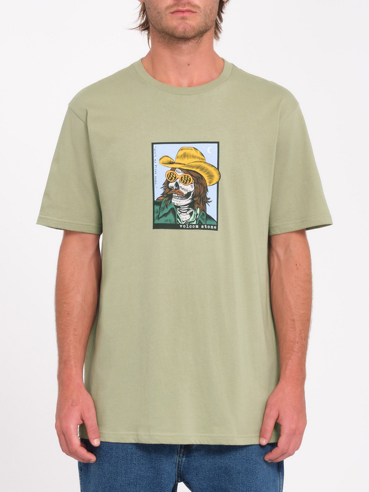 Cosmic Rodeo T-Shirt - Green Tea - Men - Volcom EU – Volcom Europe