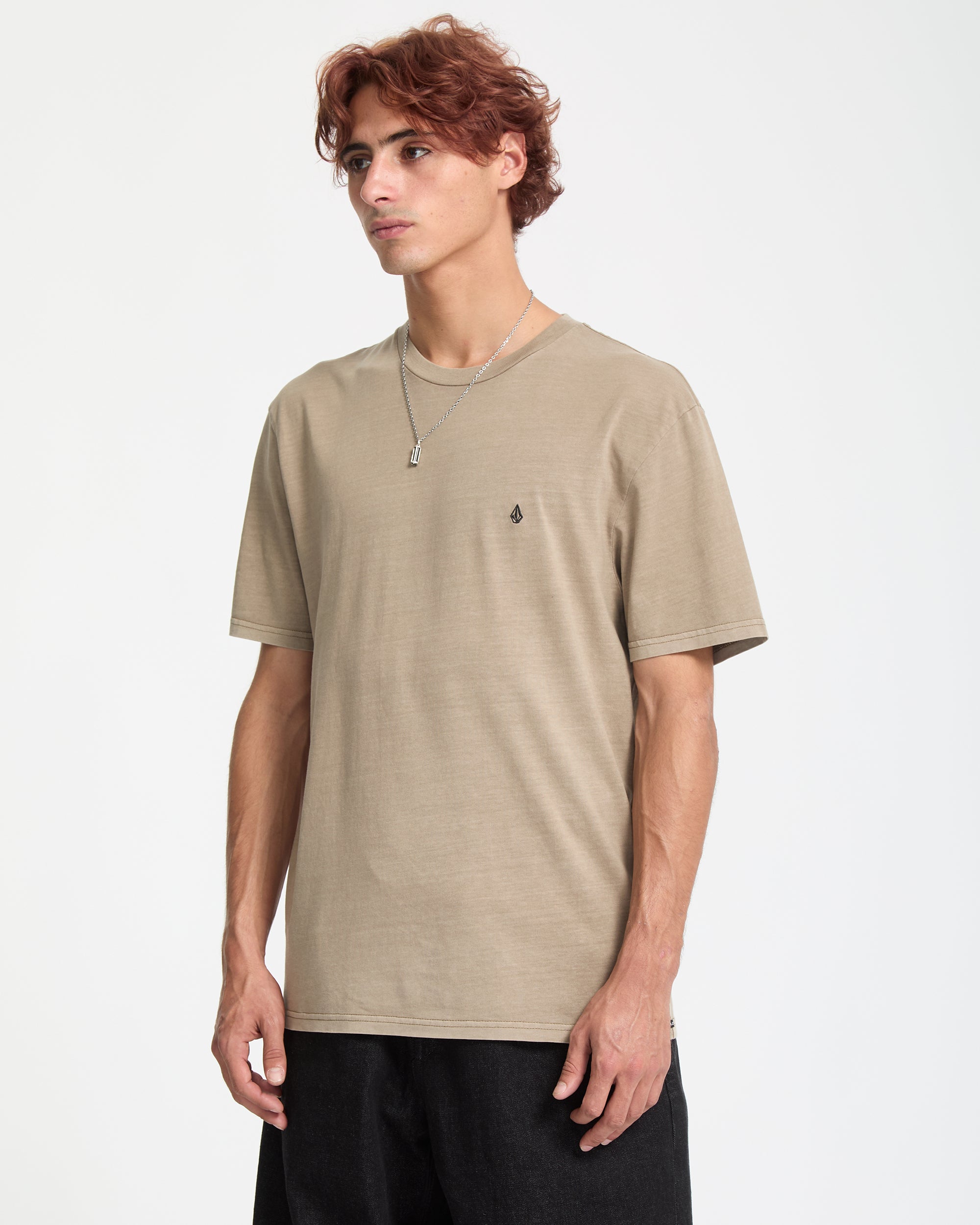 Solid Stone T-Shirt - Brindle - Men - Volcom EU – Volcom Europe