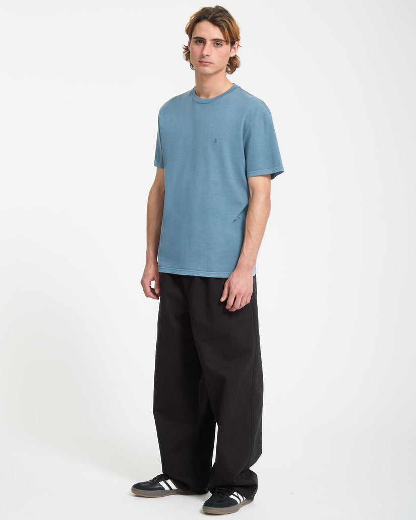 Solid Stone T-Shirt - Blue Wash