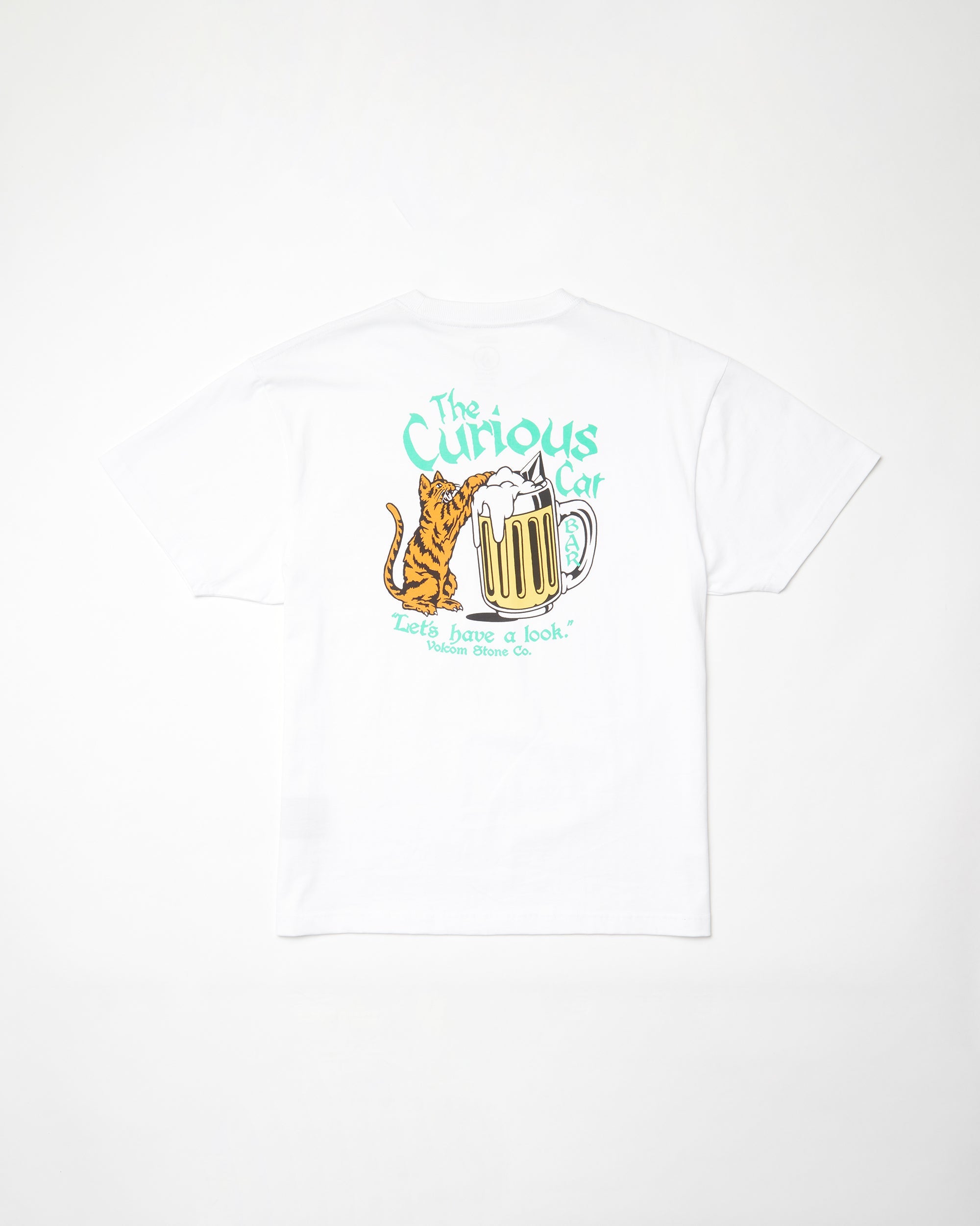 SEQUEL CURIOUSITY 猫 Tシャツ L Curious Cat T-shirt - BLACK - Men - Volcom EU – Volcom Europe