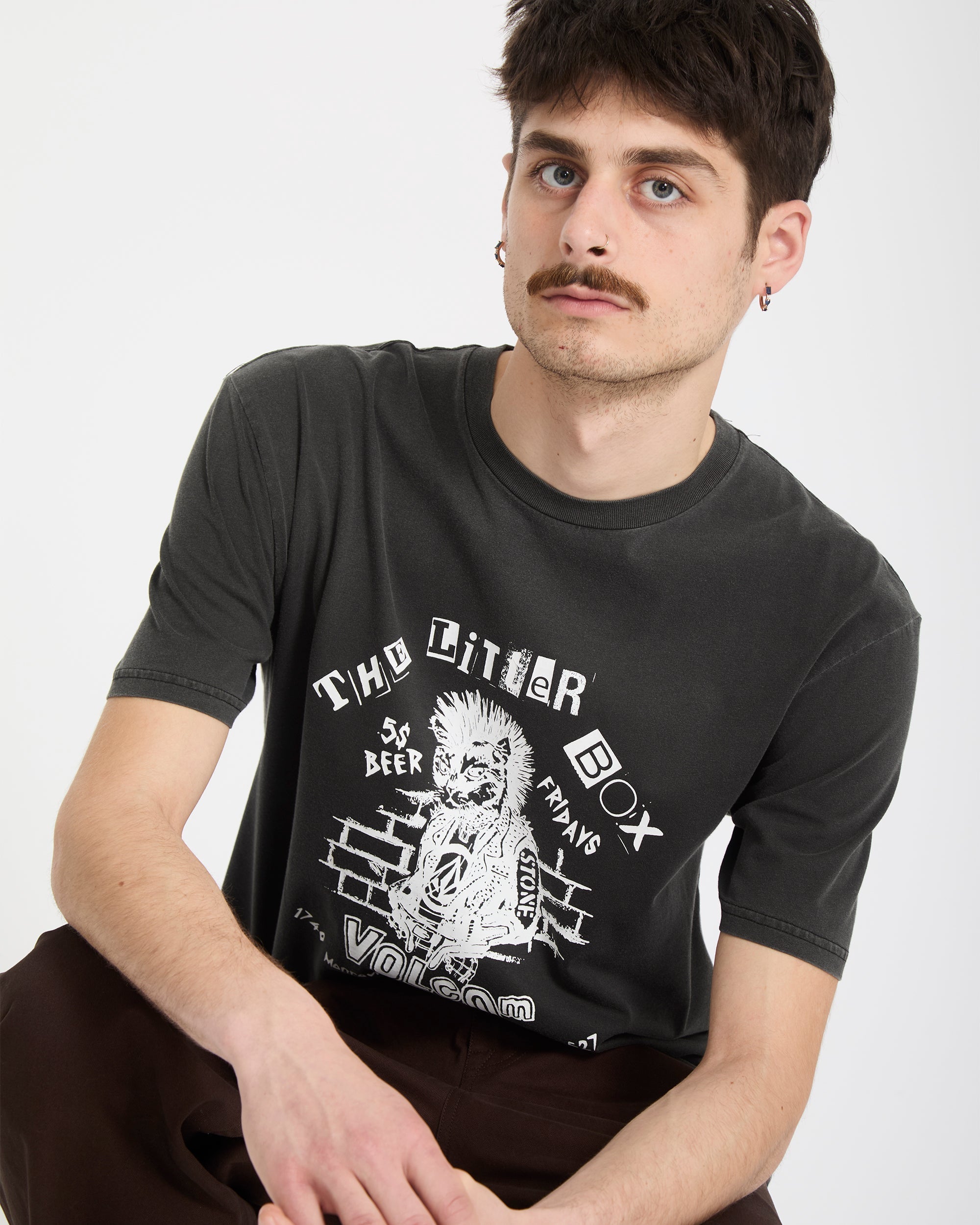 Punkat T-Shirt - Black - Men - Volcom EU – Volcom Europe