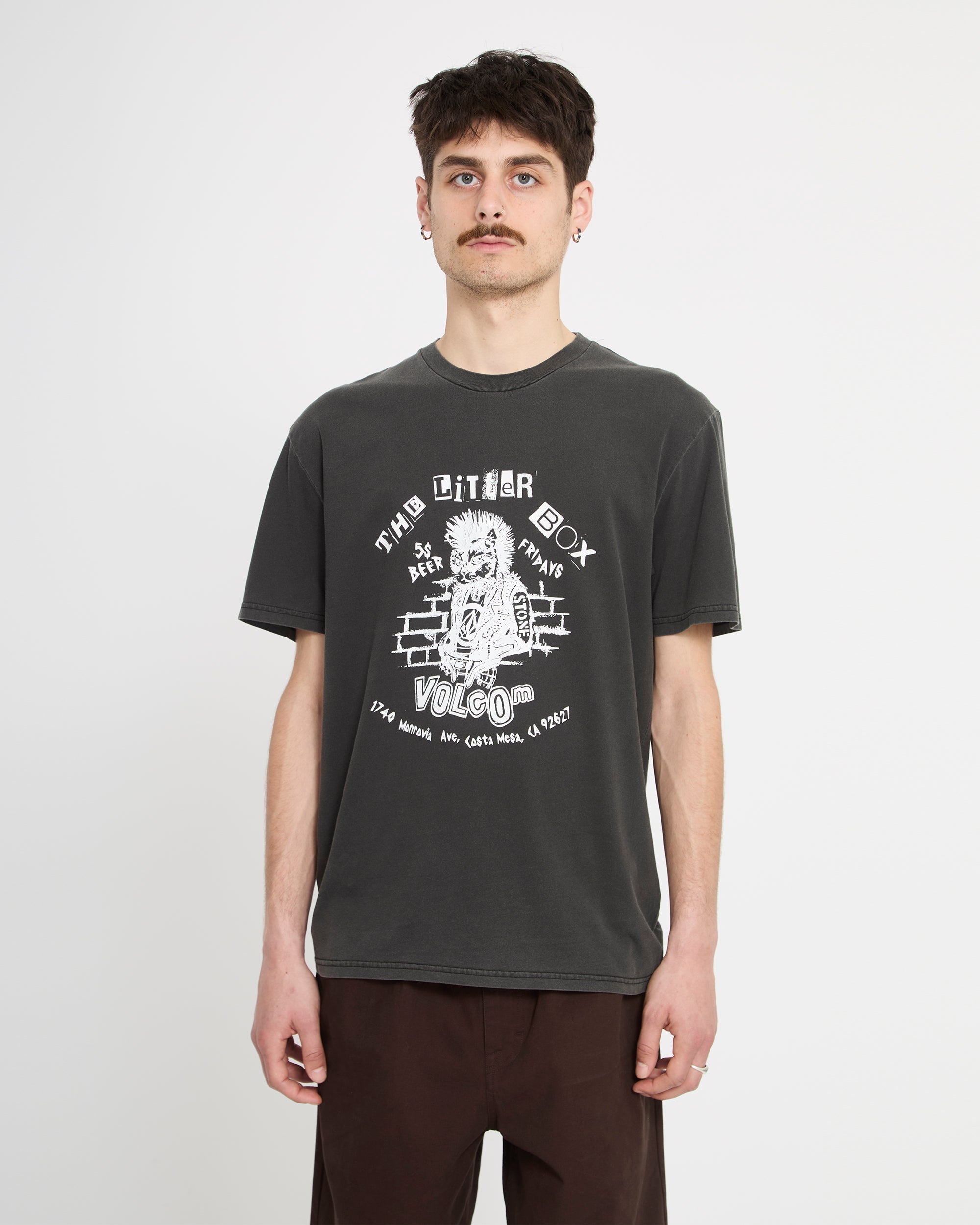 Punkat T-Shirt - Black - Men - Volcom EU – Volcom Europe