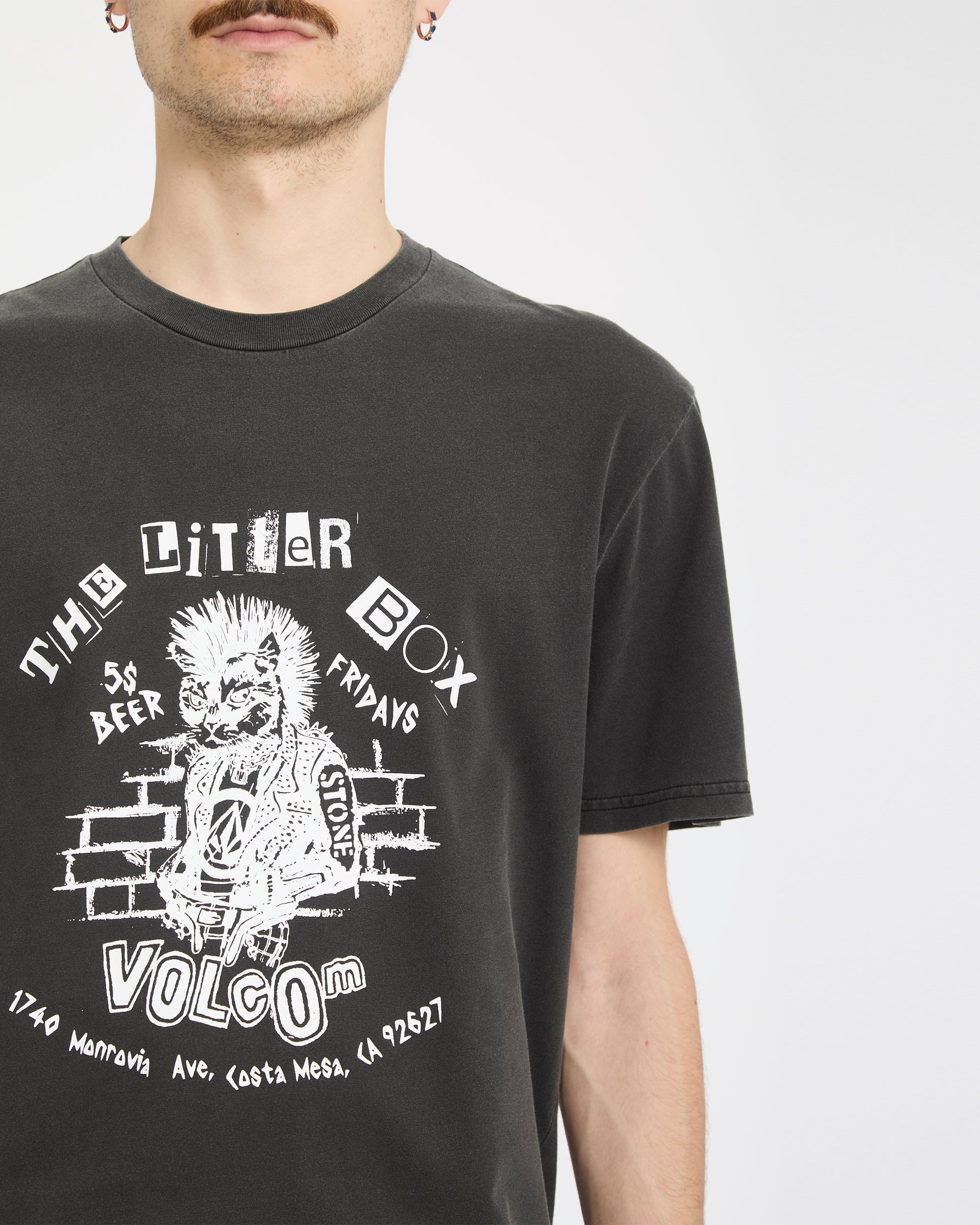 Punkat T-Shirt - Black - Men - Volcom EU – Volcom Europe