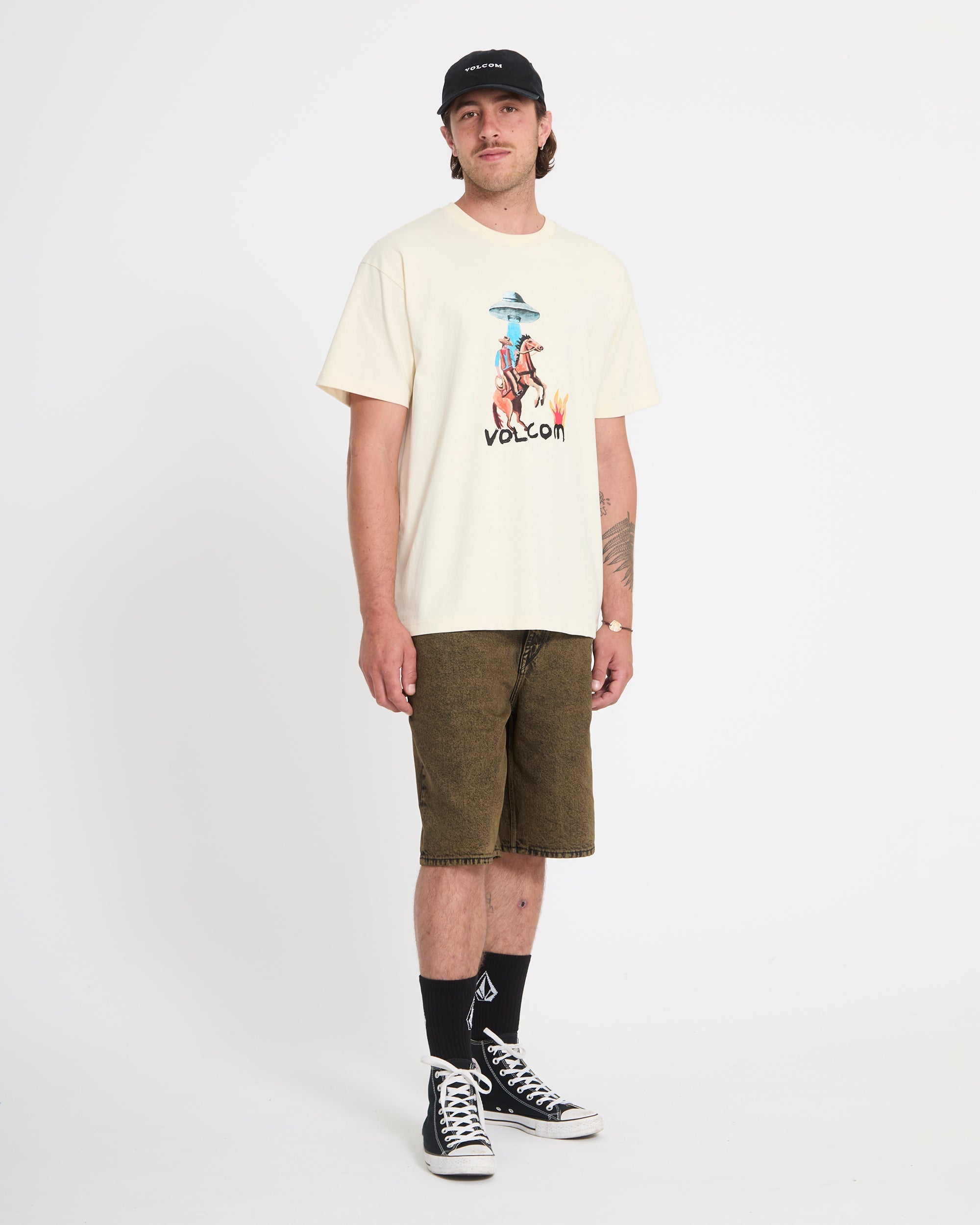 Mickey Mason 1 T-Shirt - Dirty White - Men - Volcom EU – Volcom Europe