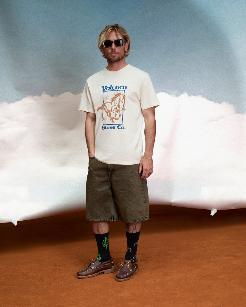 Giddyup T-Shirt - Dirty White