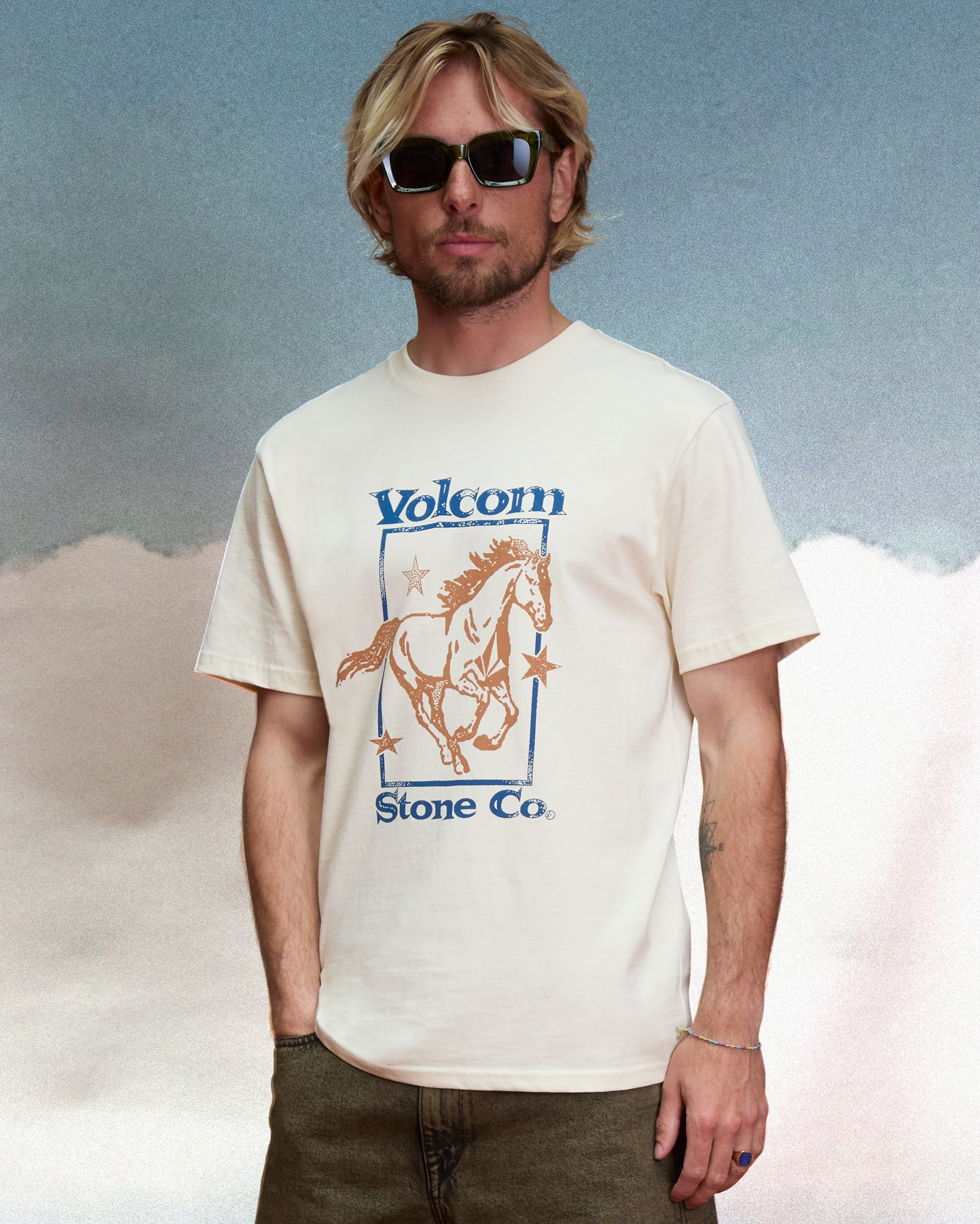 Giddyup T-Shirt - Dirty White - Men - Volcom EU – Volcom Europe