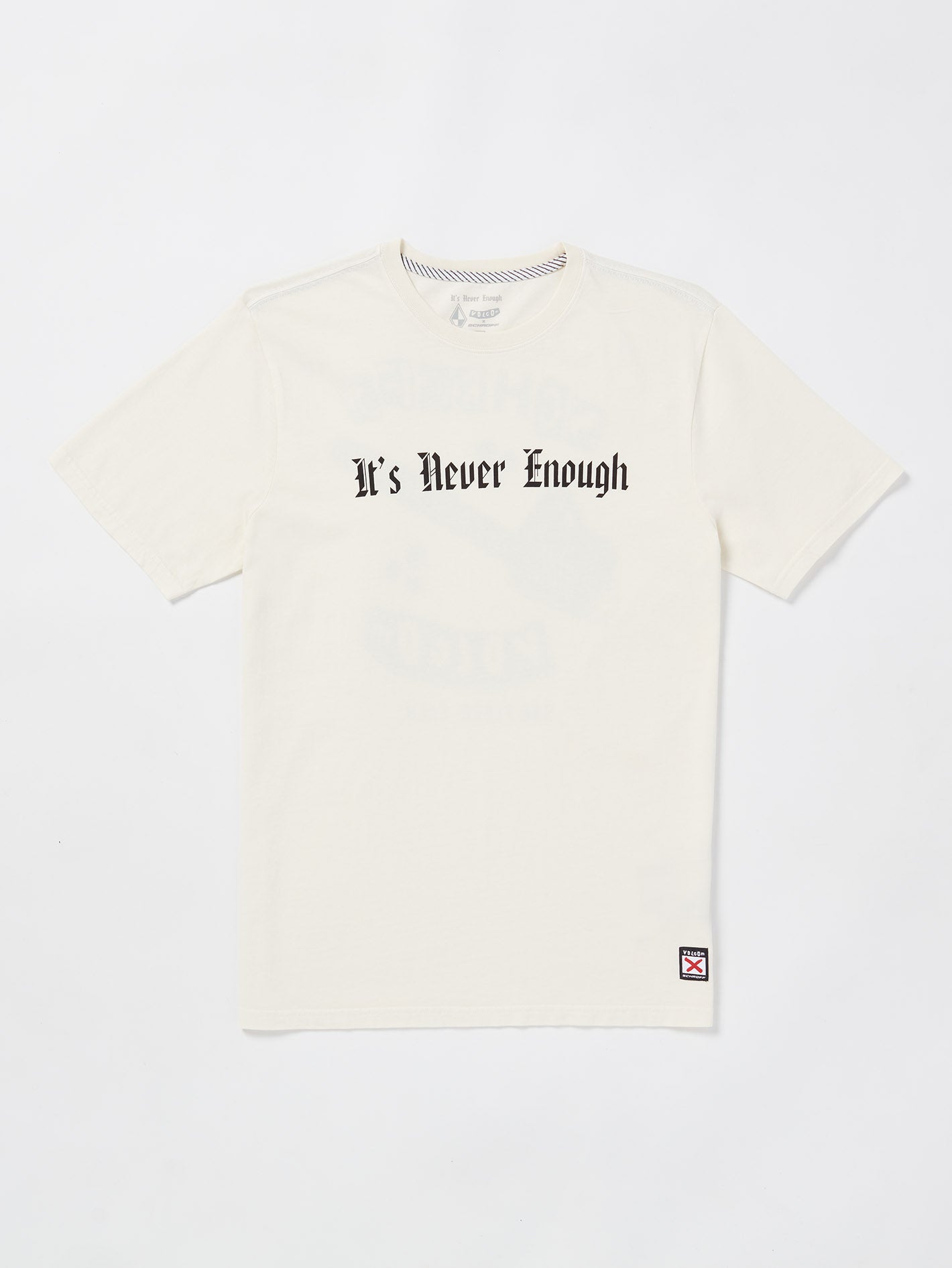 Schroff X Volcom Chainshaw T-Shirt - Off White