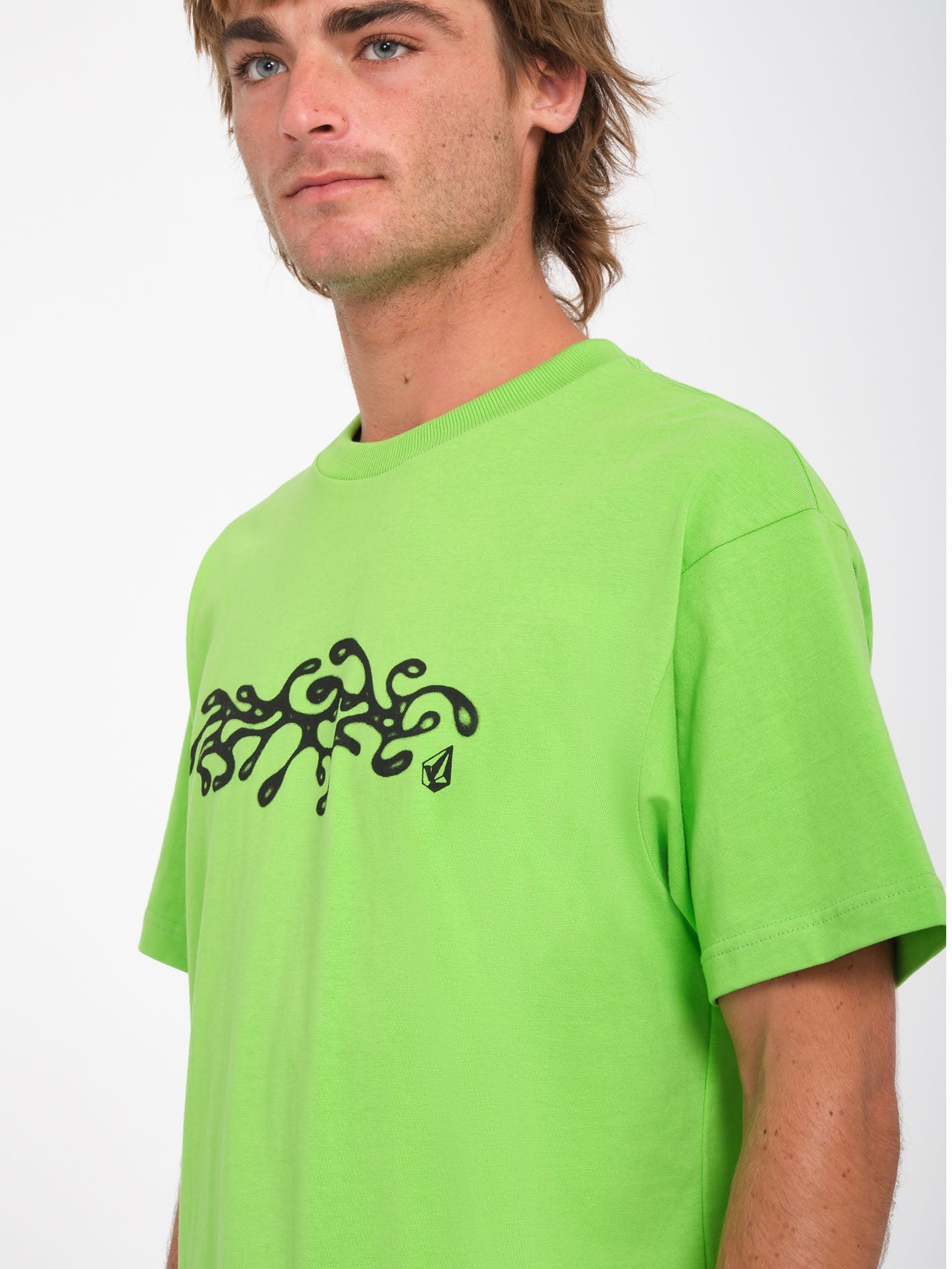Zephyr 3 T-Shirt - Electric Green - Men - Volcom EU – Volcom Europe