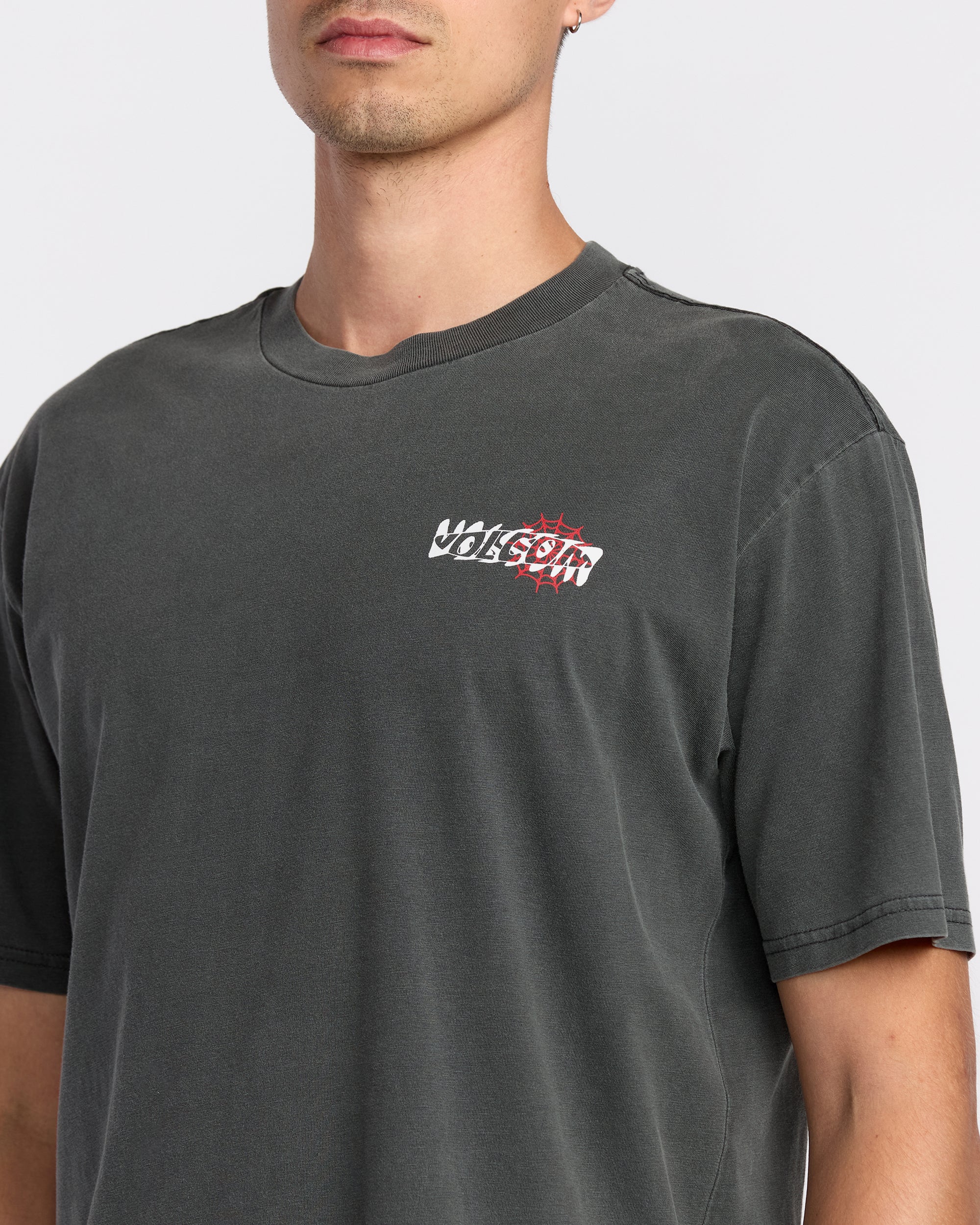 Brain Mix T-Shirt - Stealth - Men - Volcom EU – Volcom Europe