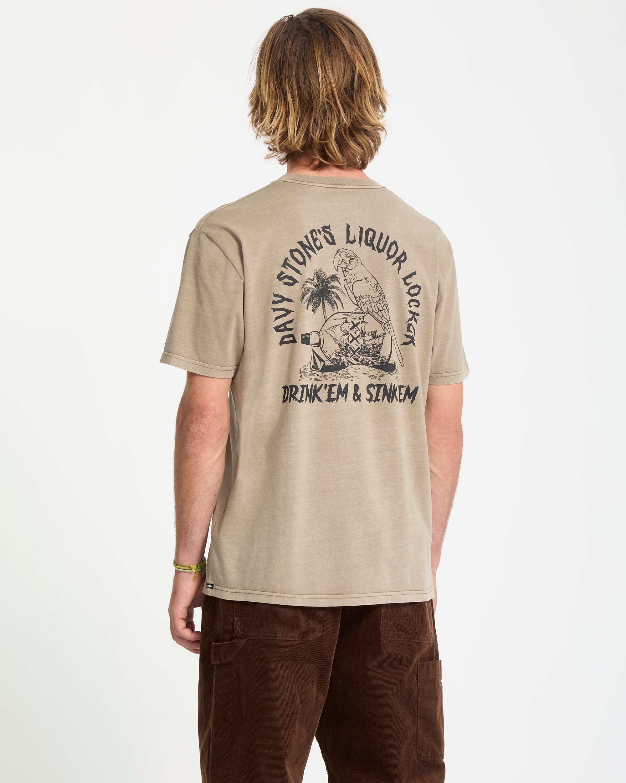 Liquor Locker T-Shirt - Brindle - Men - Volcom EU – Volcom Europe