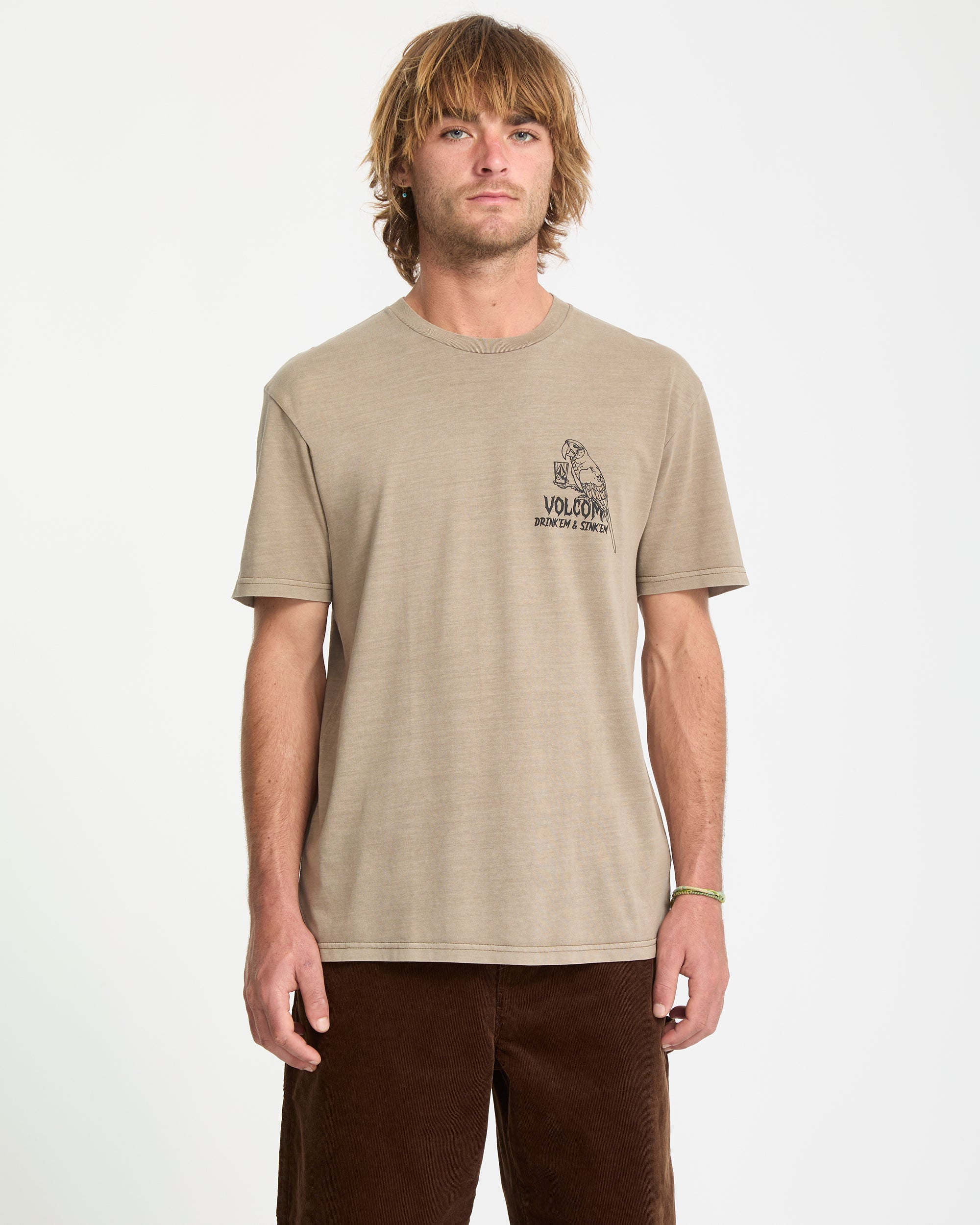 Liquor Locker T-Shirt - Brindle - Men - Volcom EU – Volcom Europe