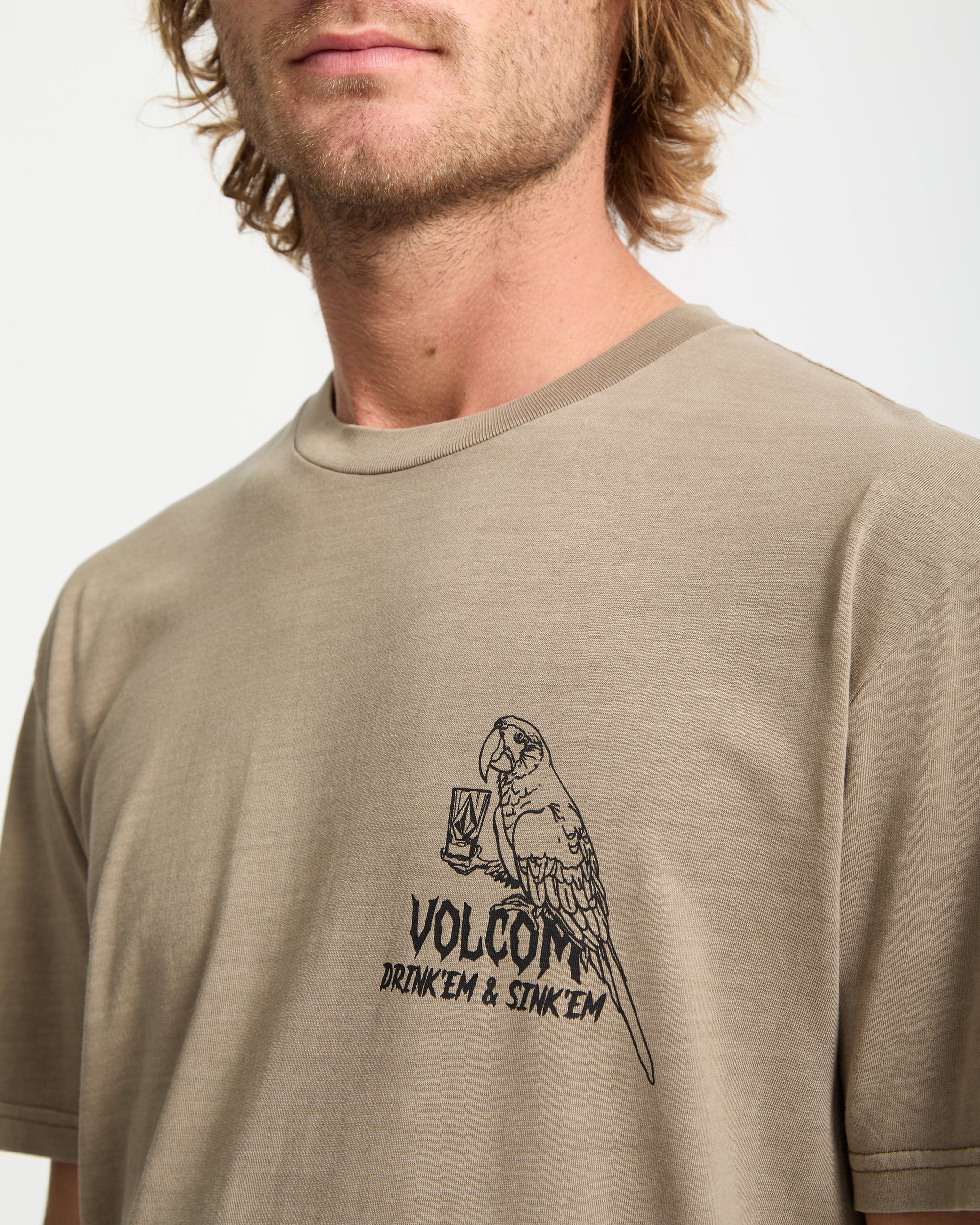 Liquor Locker T-Shirt - Brindle - Men - Volcom EU – Volcom Europe